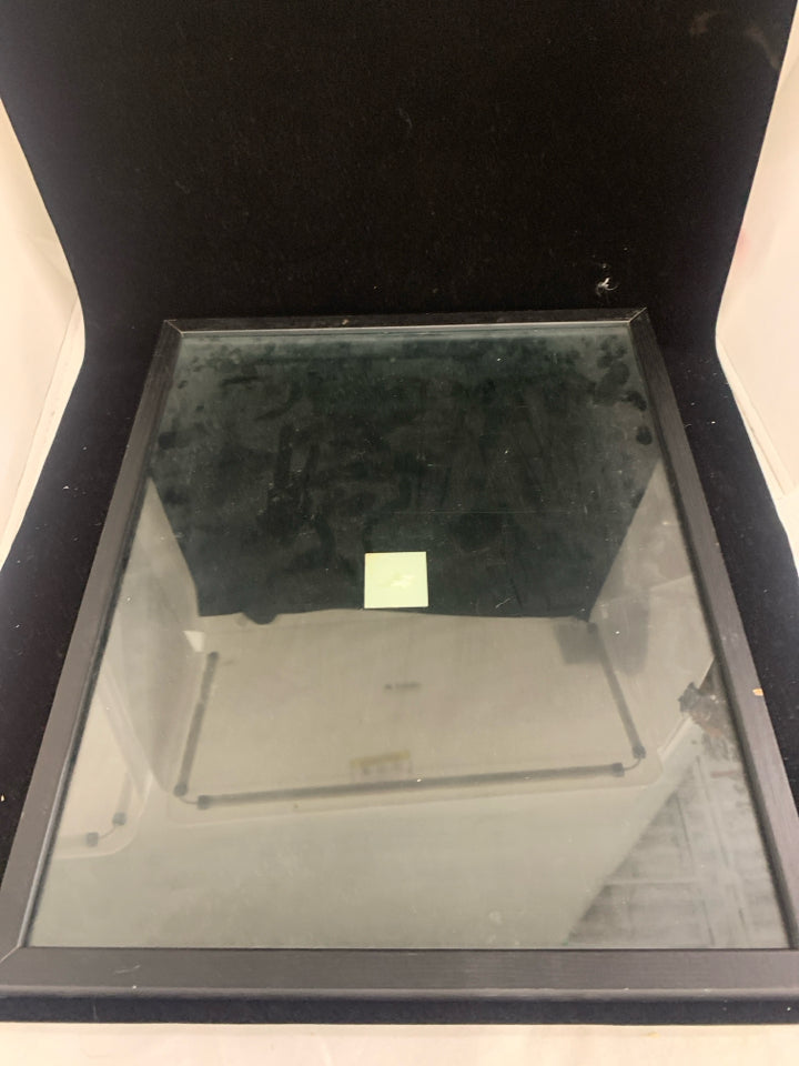 BLACK SHADOW BOX FRAME.
