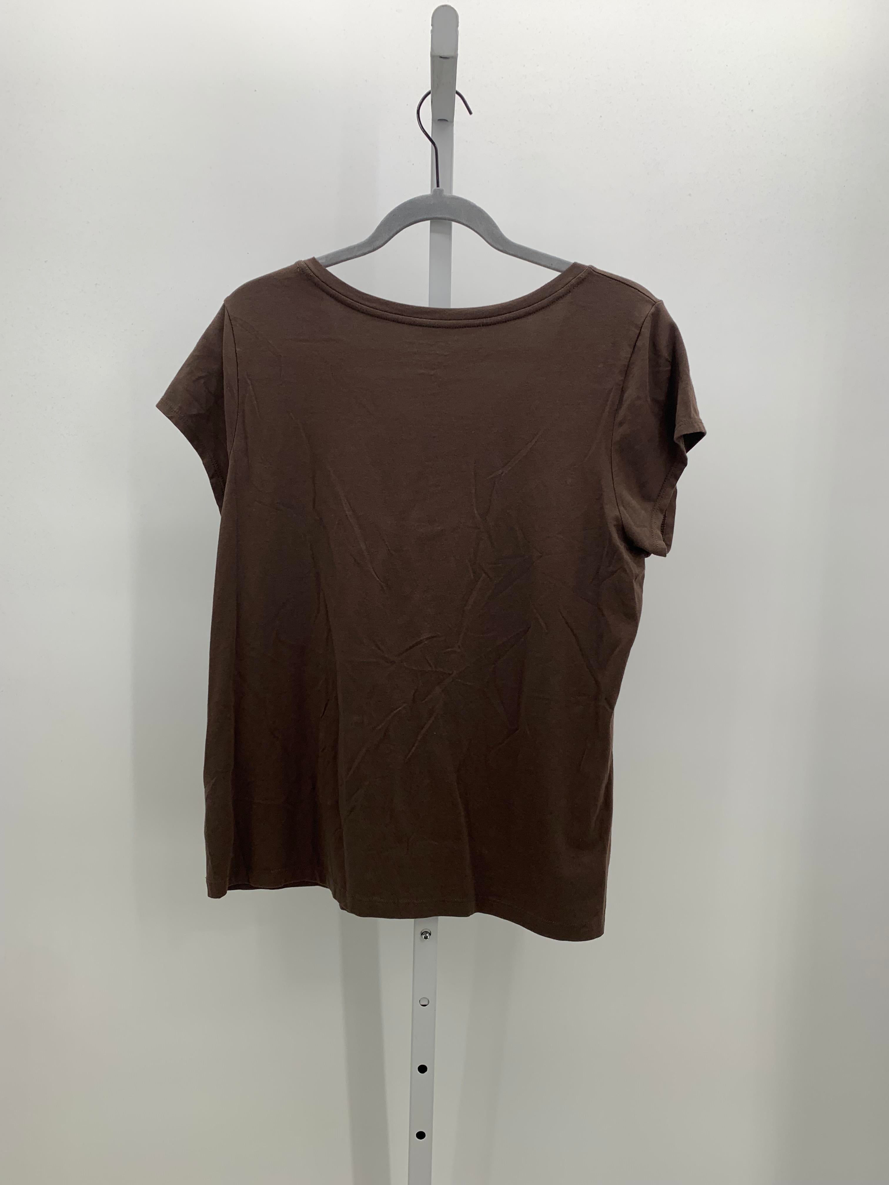 Tahari Size Extra Large Misses Short Sleeve Shirt