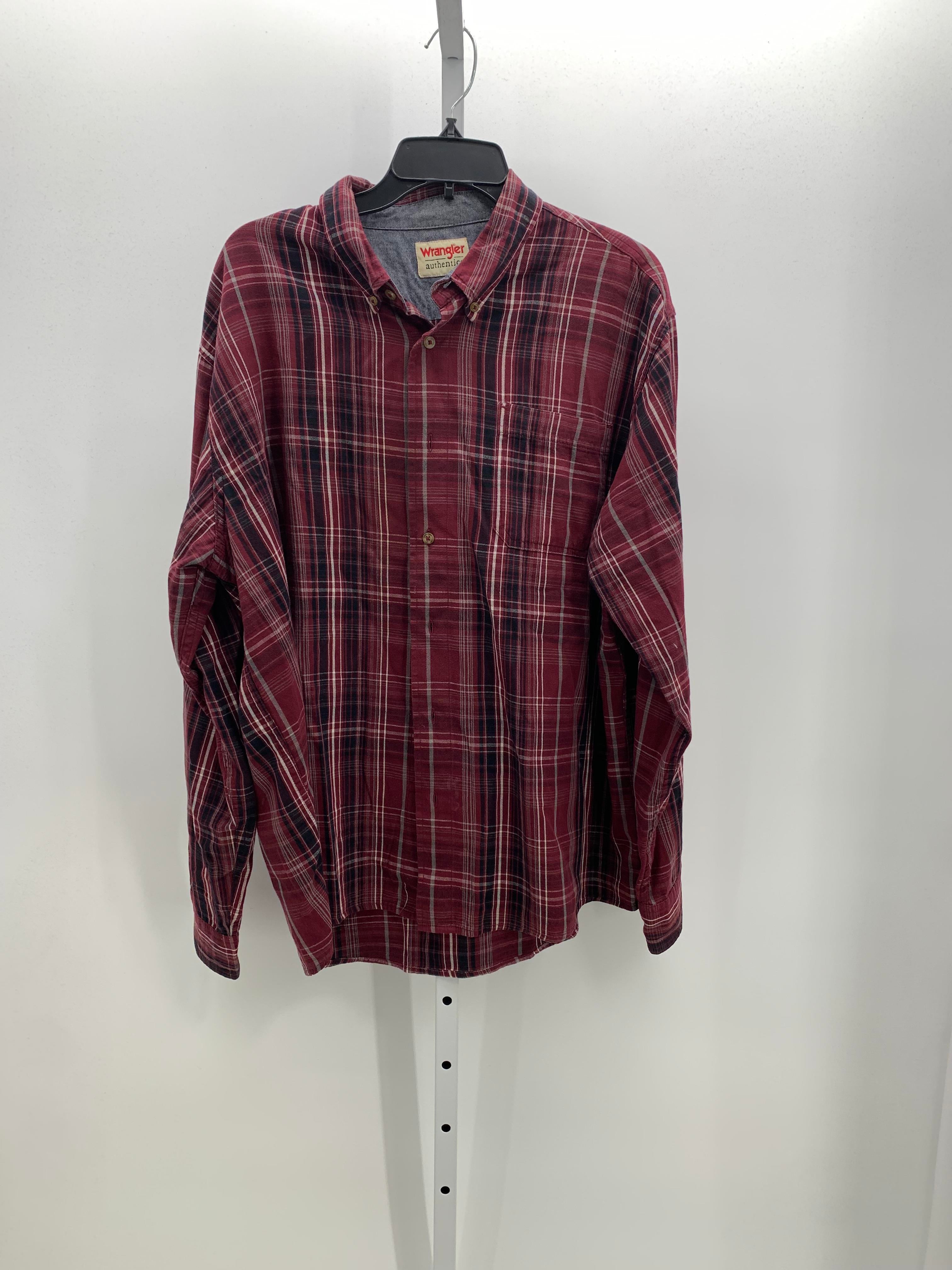 BLACK PLAID BTN DOWN