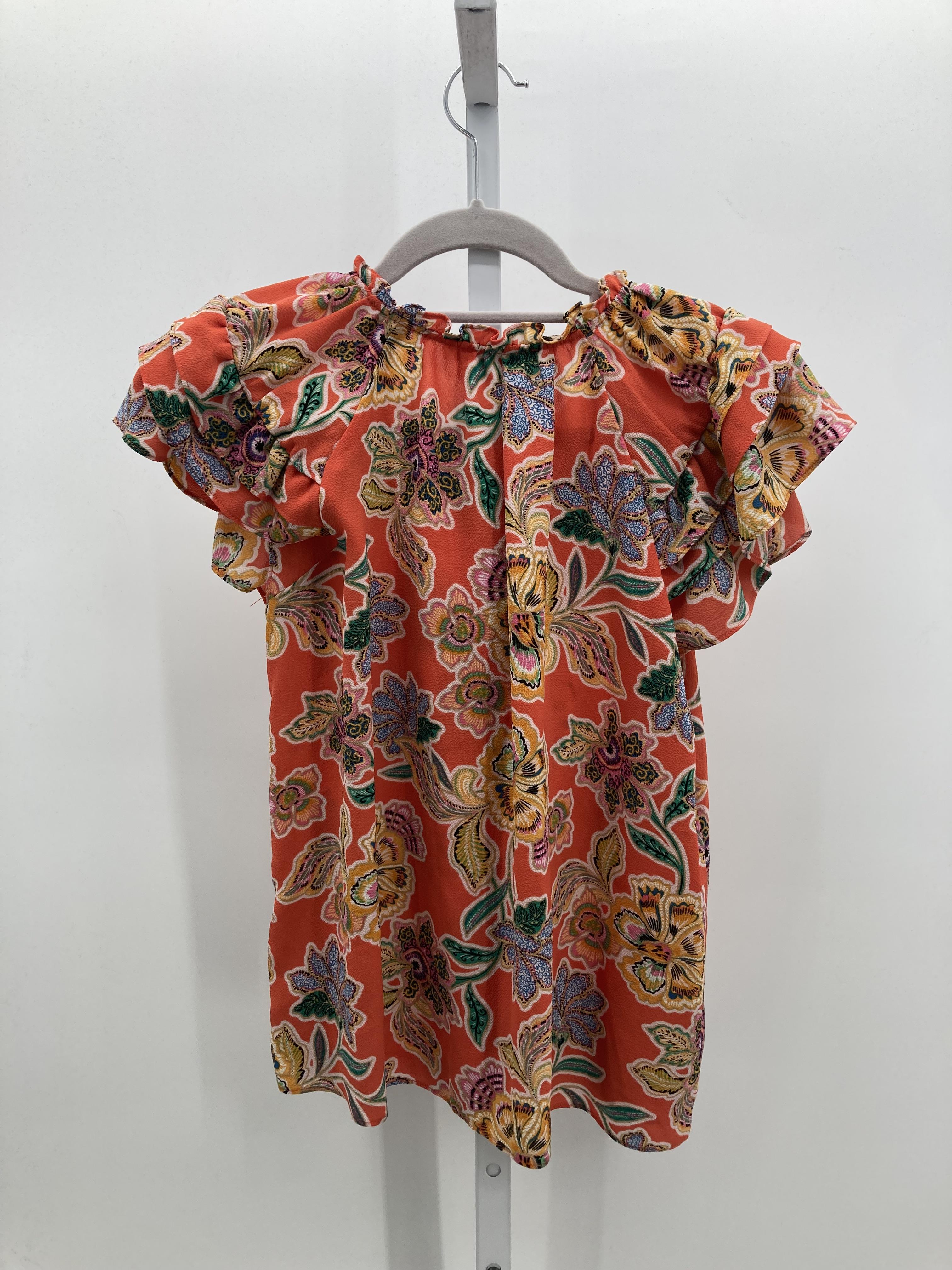 Rose & Olive Size Small Misses Short Sleeve Shirt