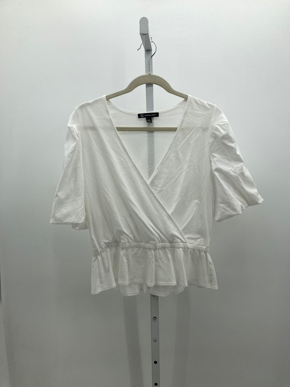 INC Size Medium Misses Short Sleeve Shirt