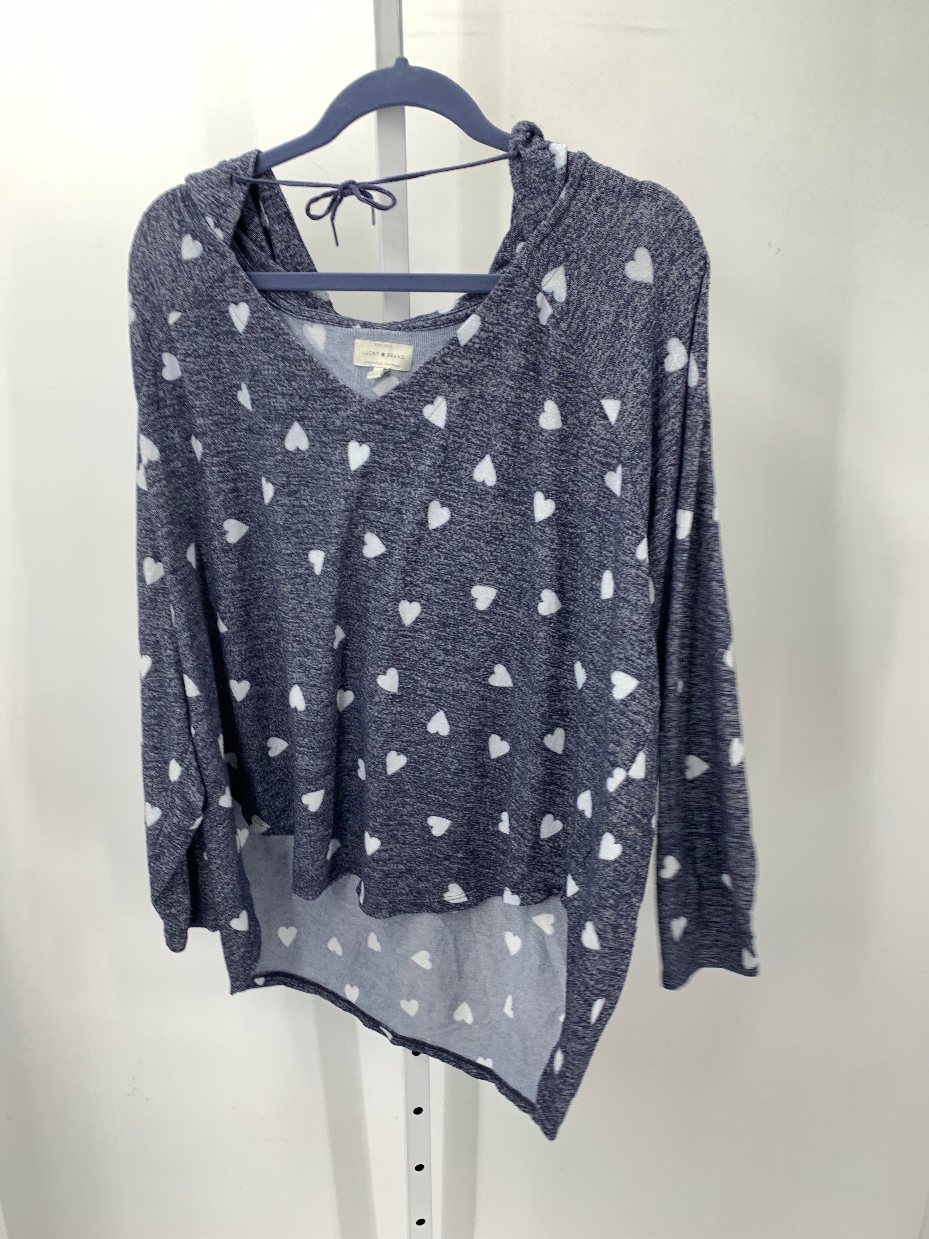 Lucky Brand Size Extra Large Misses Long Sleeve Shirt