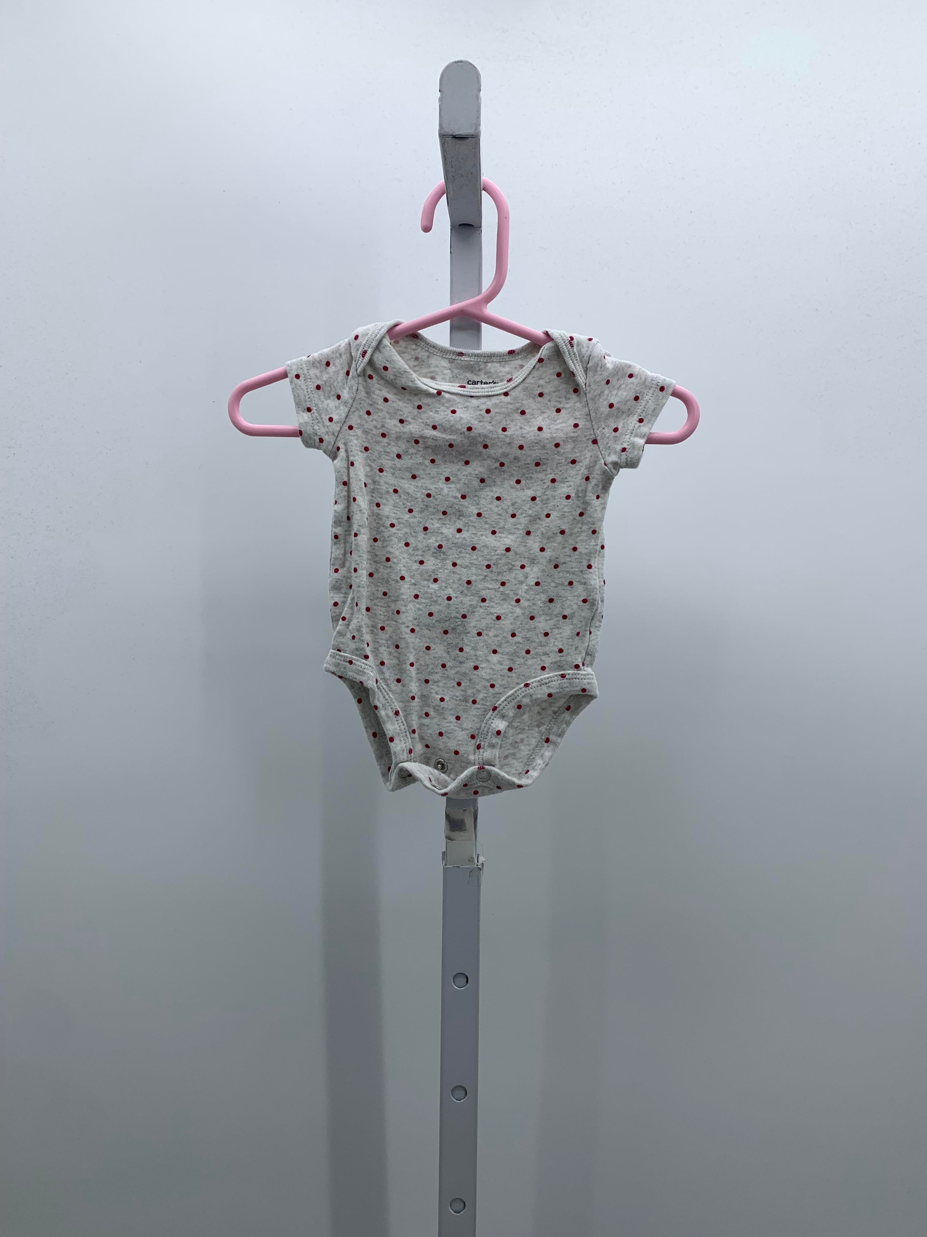 Carters Size Newborn Girls Short Sleeve Shirt