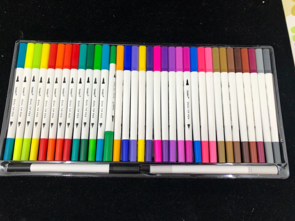 NIP DUAL TIP BRUSH PENS.