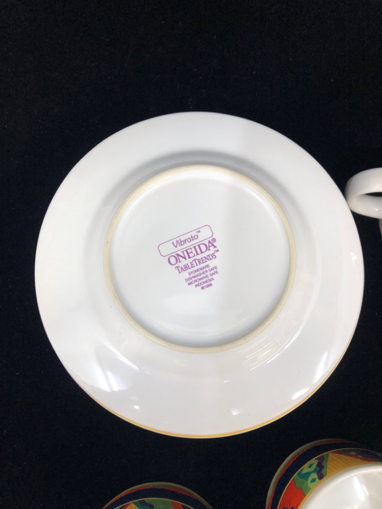 SVC 8 VIBRATO COFFEE CUP & SAUCERS-15 PCS.