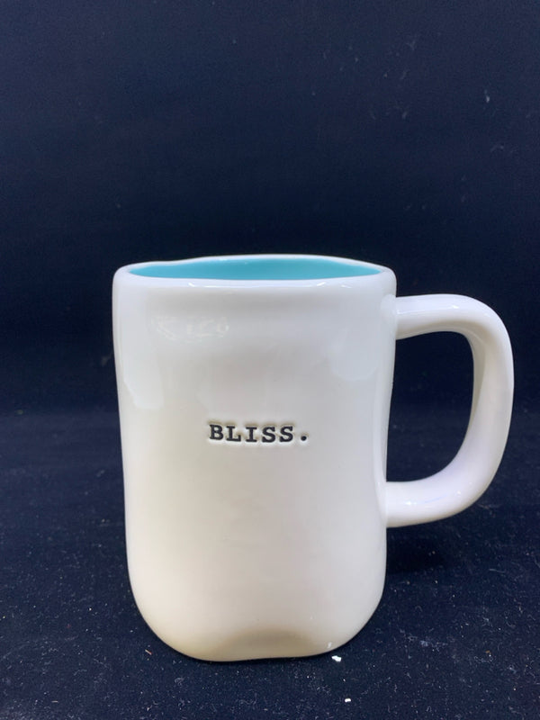 "BLISS" RAE DUNN COFFEE MUG.