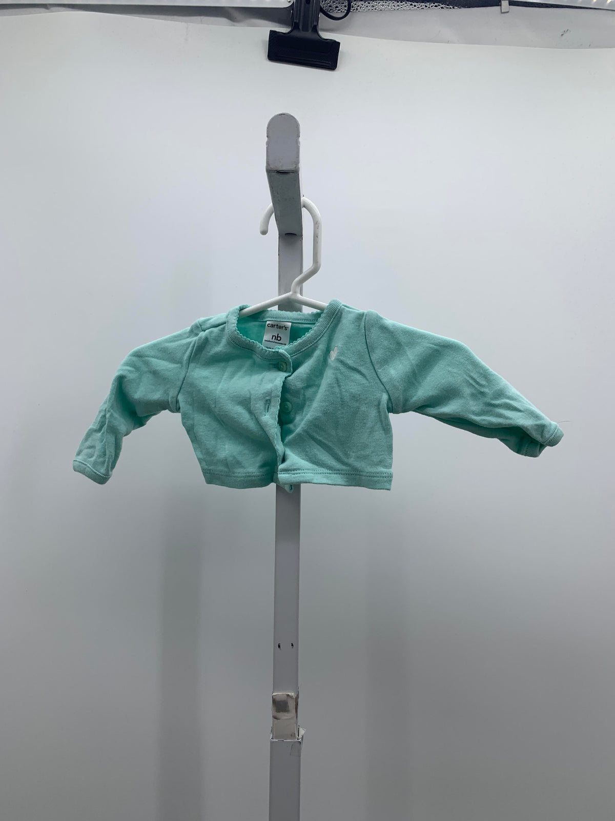 Carters Size Newborn Girls Long Sleeve Sweater