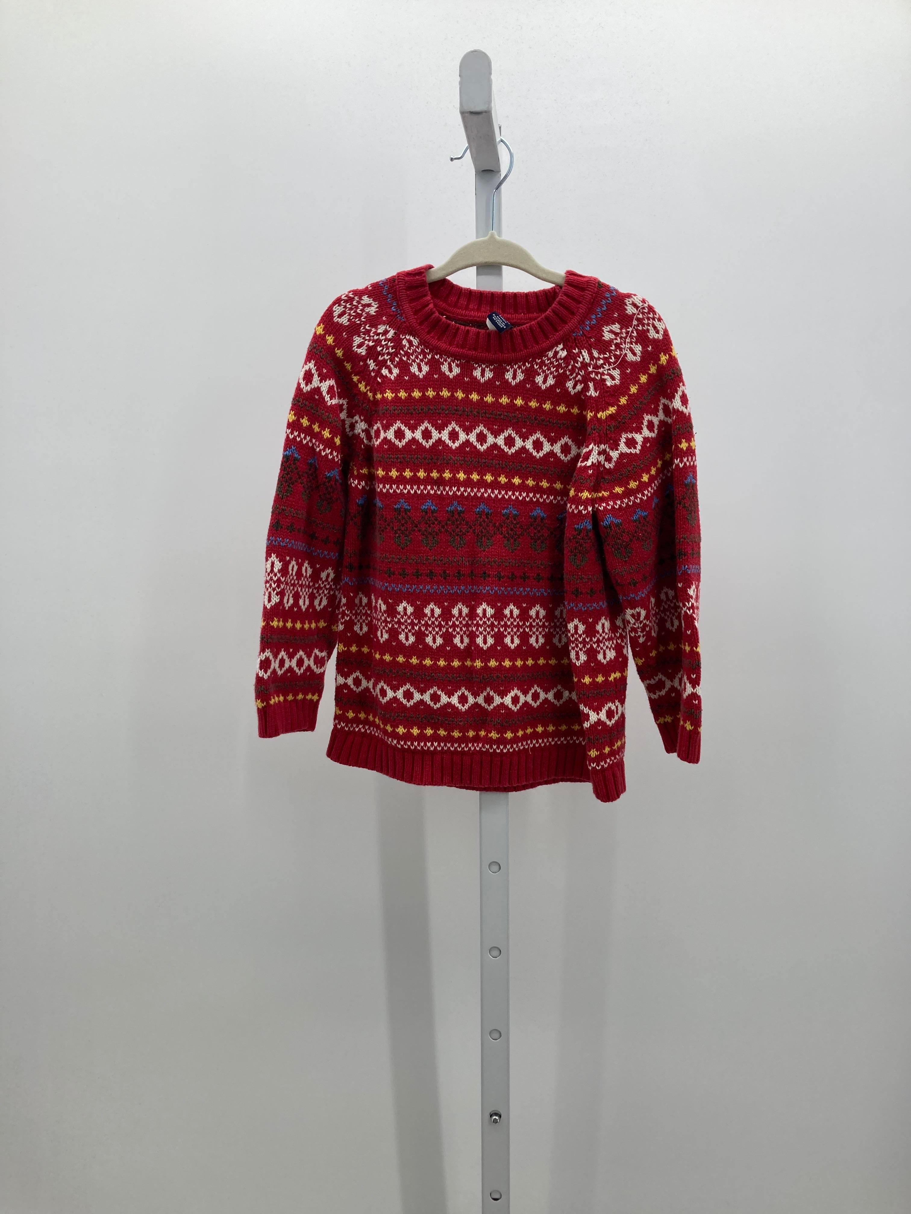 PATTERN RIBBED SWEATER