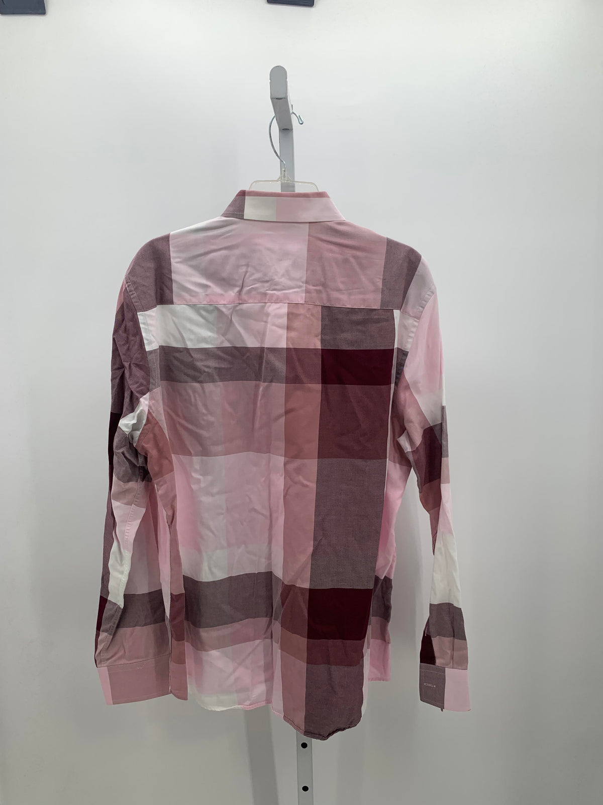PLAID BTN DOWN
