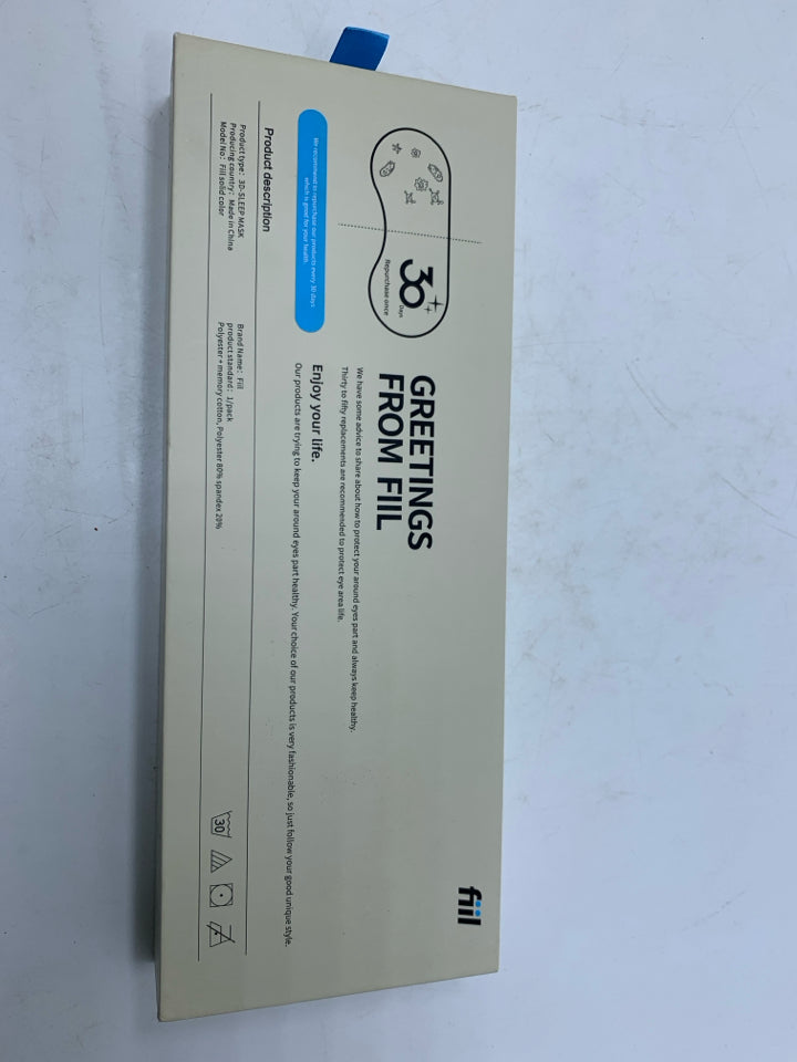 NIP BLACK SLEEP MASK.