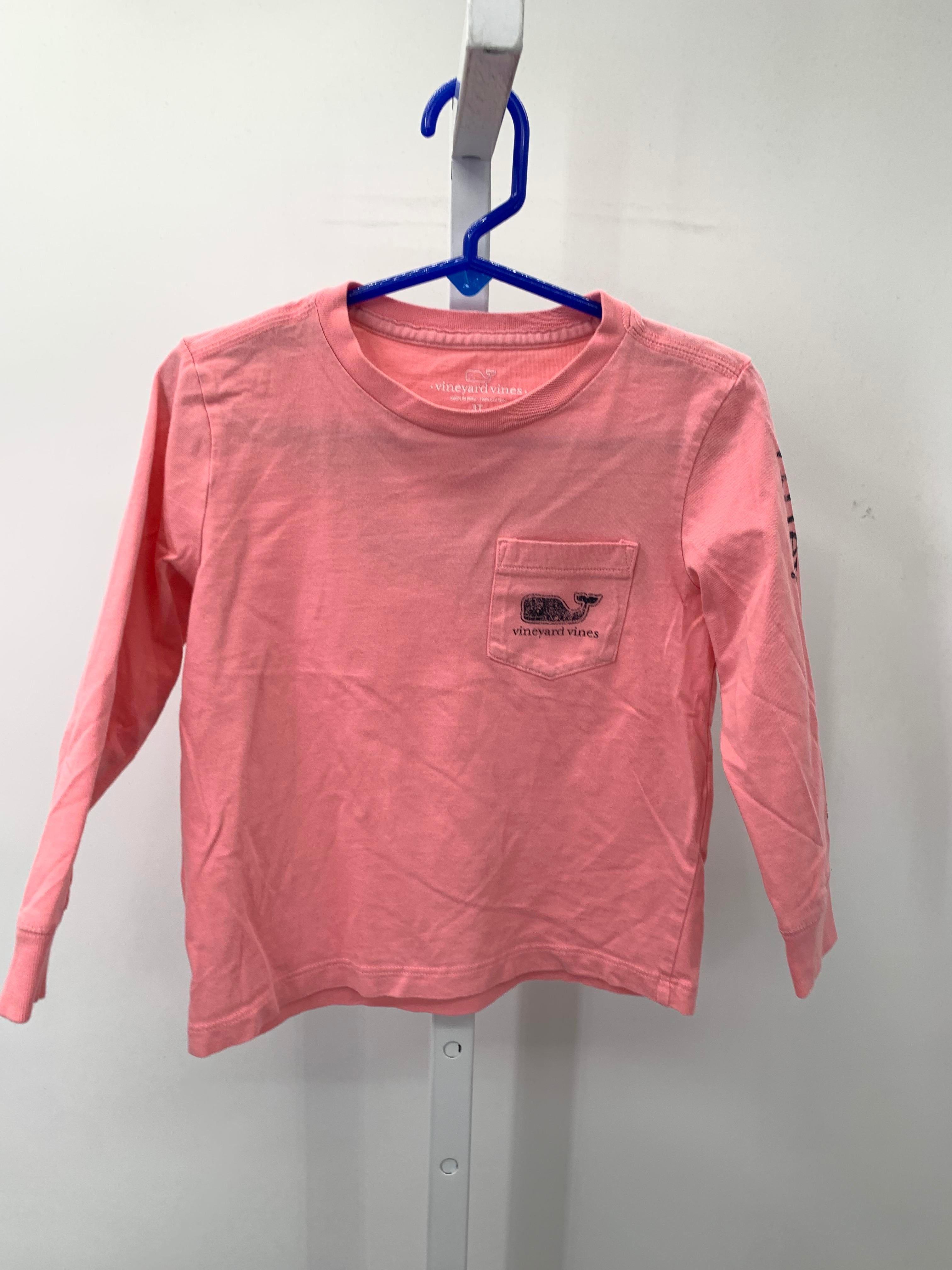 Vineyard Vines Size 3T Girls Long Sleeve Shirt
