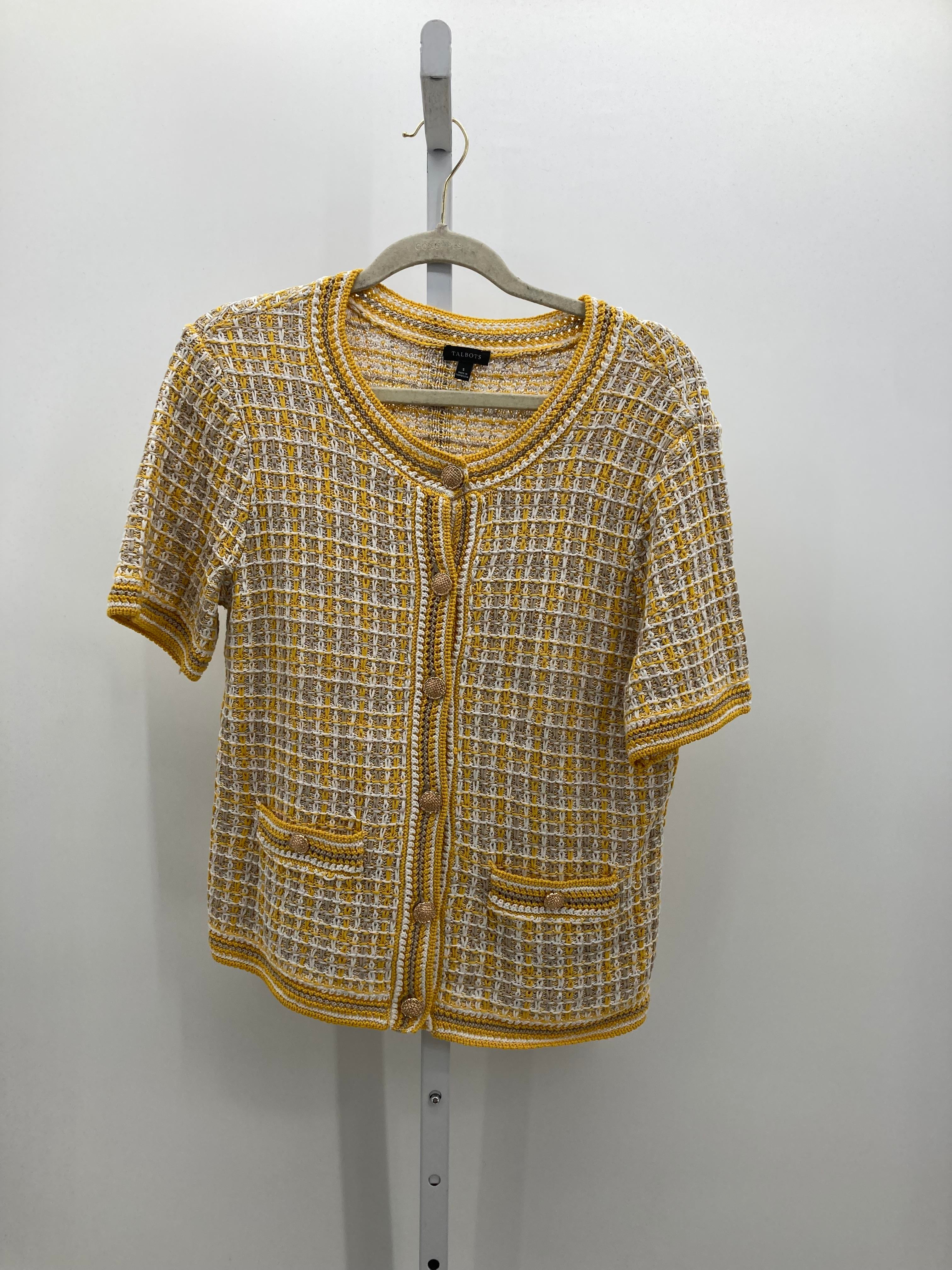 Talbots Size Small Misses Short Slv Sweater