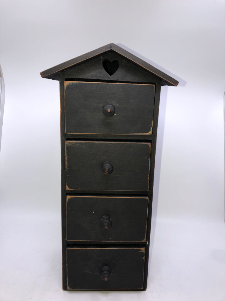SM BLACK APOTHECARY CABINET.