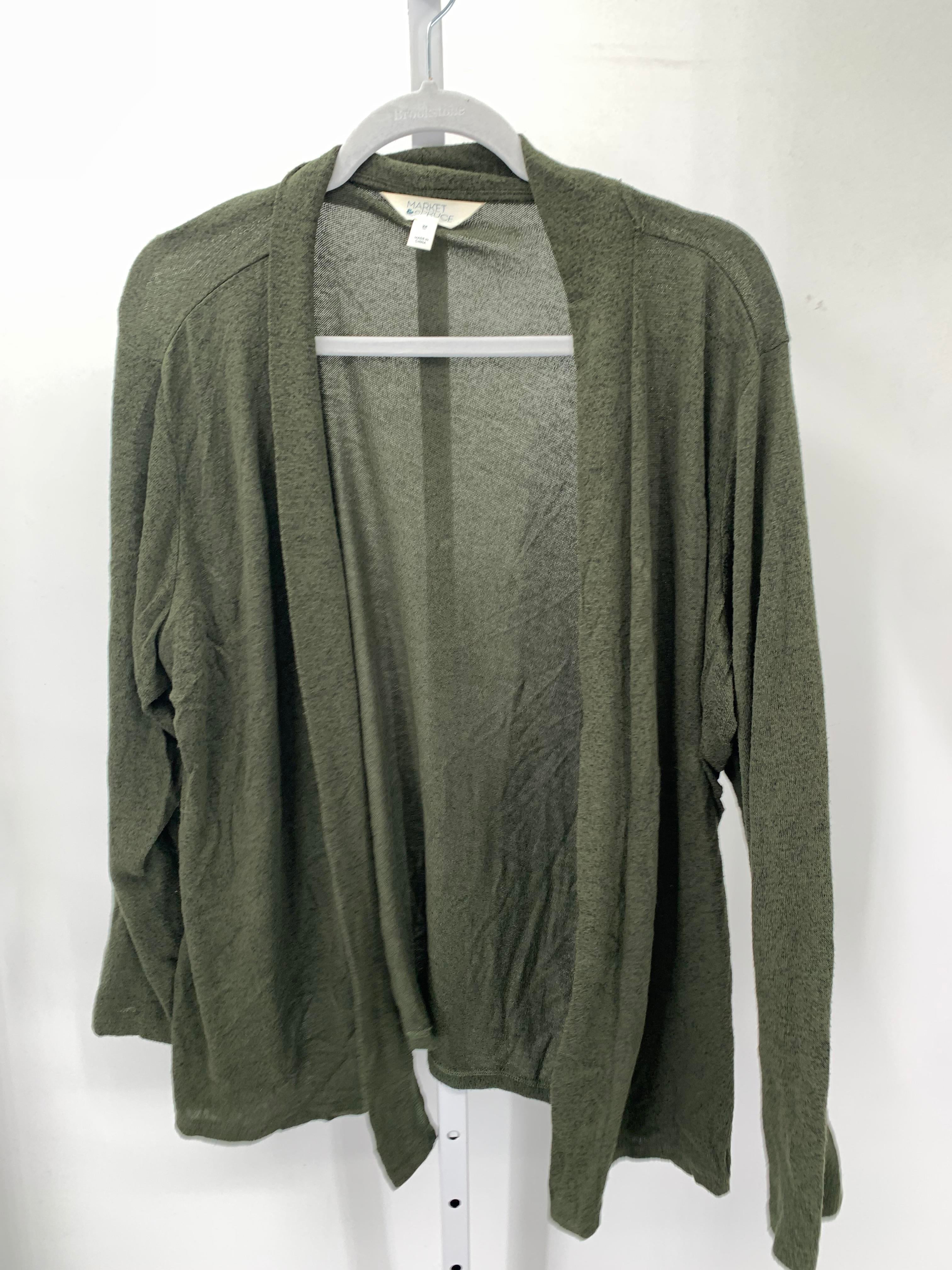 market & spruce Size 2X Womens Cardigan