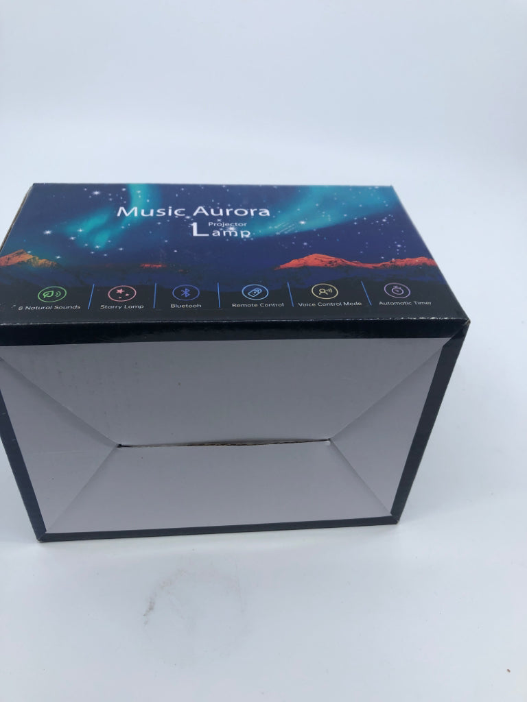 NIB MUSIC AURORA NORTHERN LIGHTS CEILING PROJECTOR.