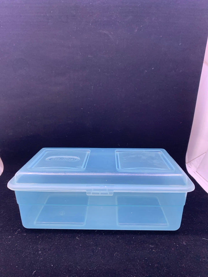 BLUE STERILITE ORGANIZER.