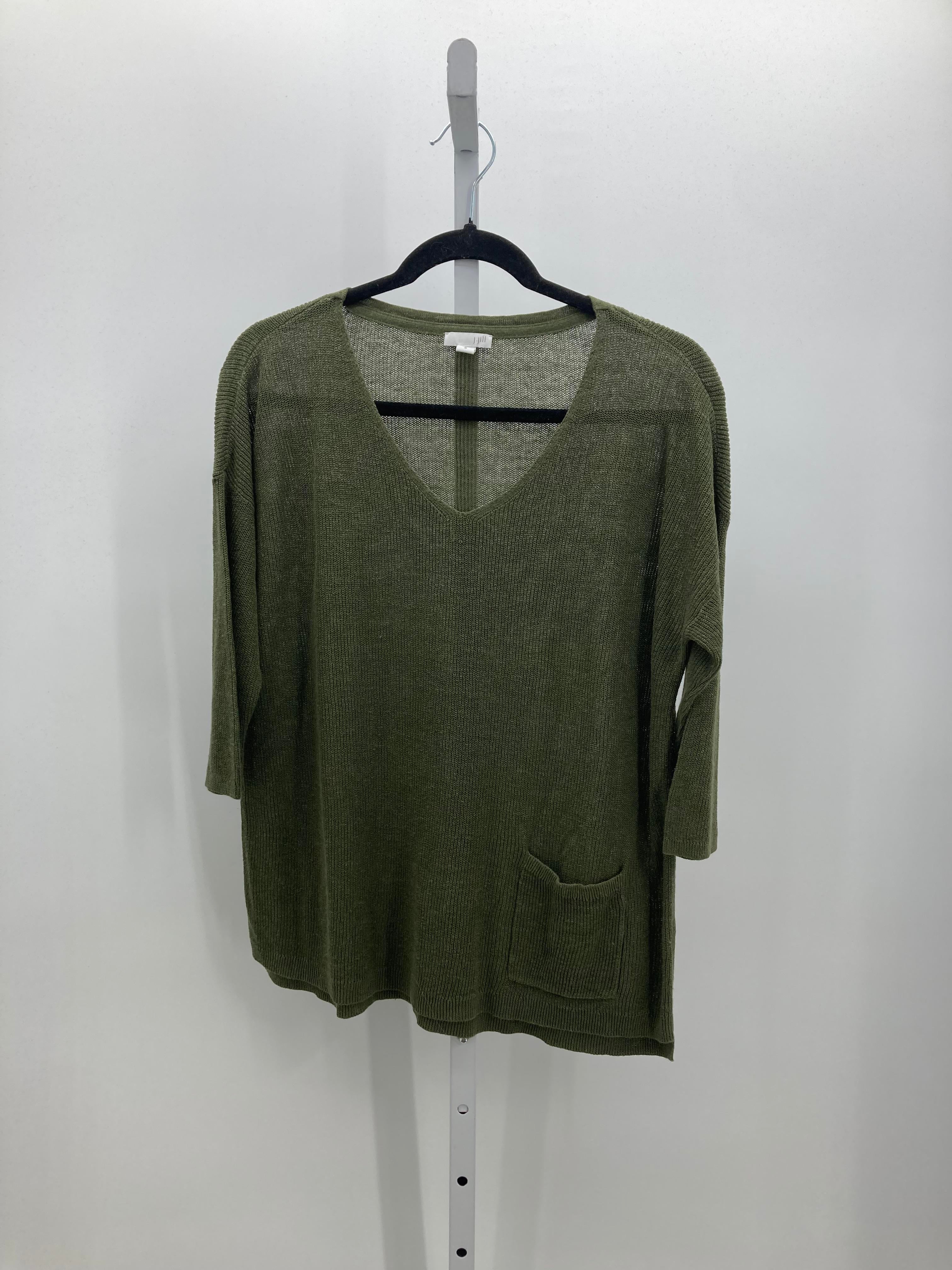 J-Jill Size Medium Misses 3/4 Sleeve Sweater