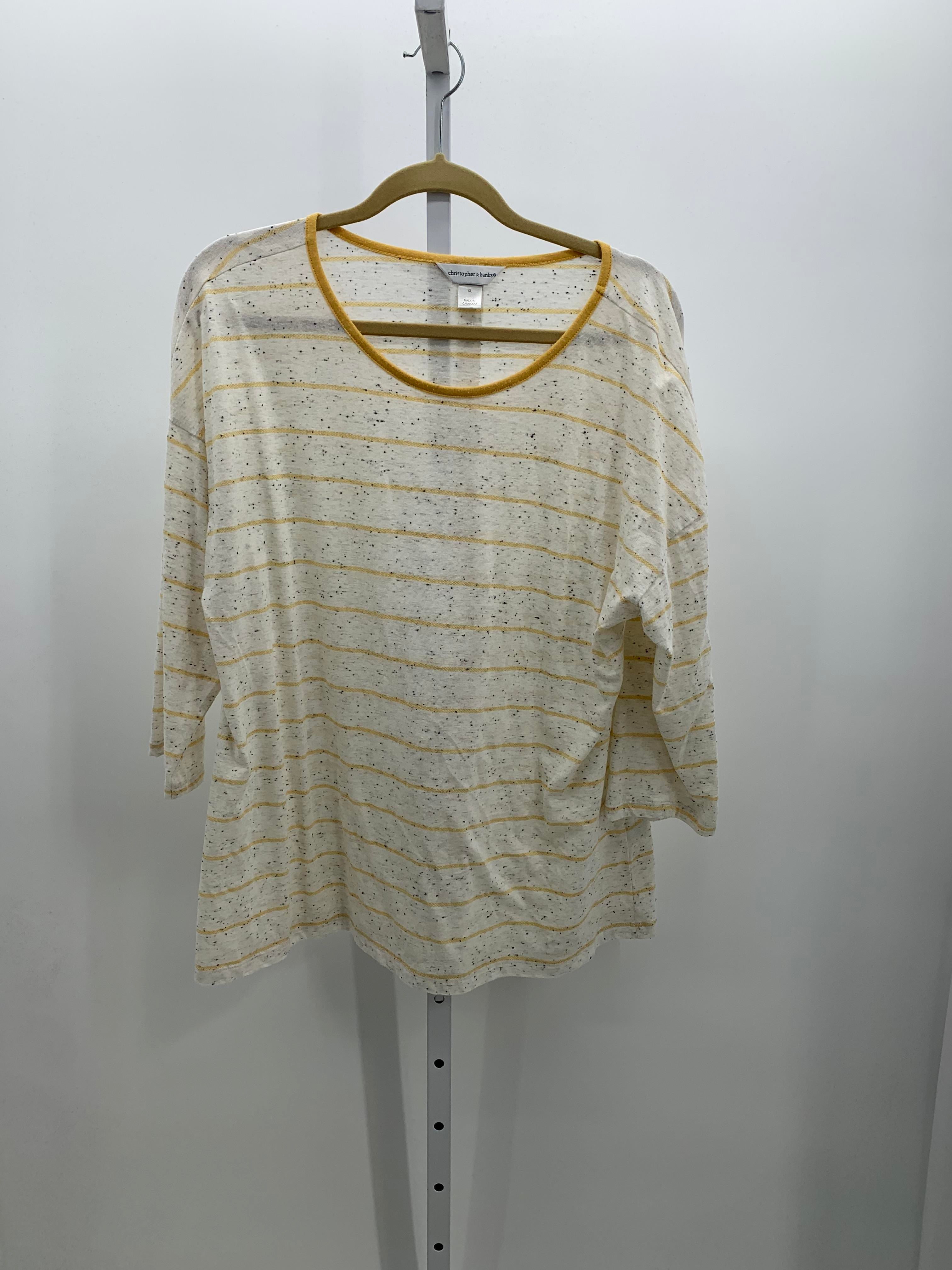 Christopher & Banks Size Extra Large Misses Long Sleeve Shirt