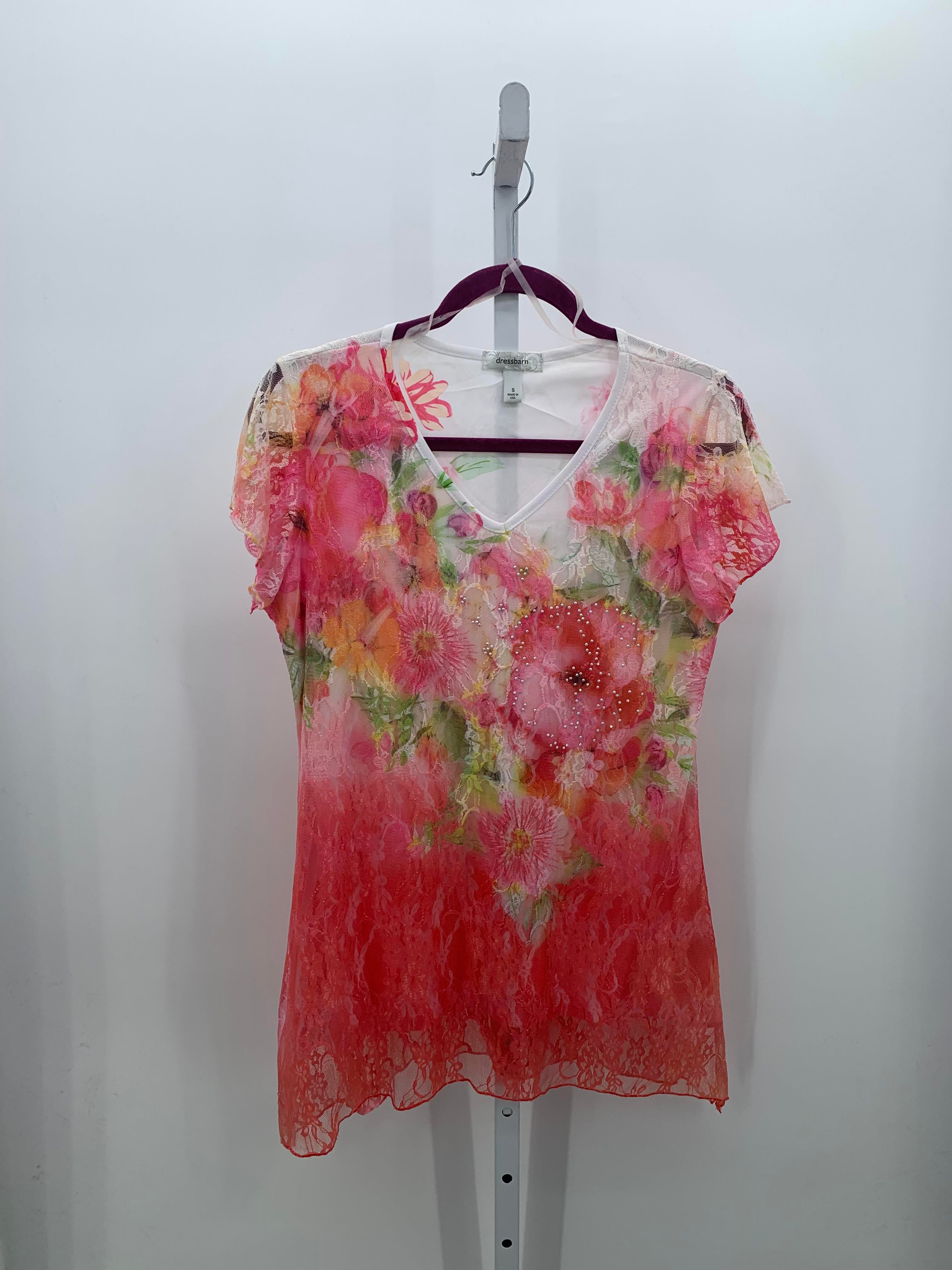 Dress Barn Size Small Misses Short Sleeve Shirt