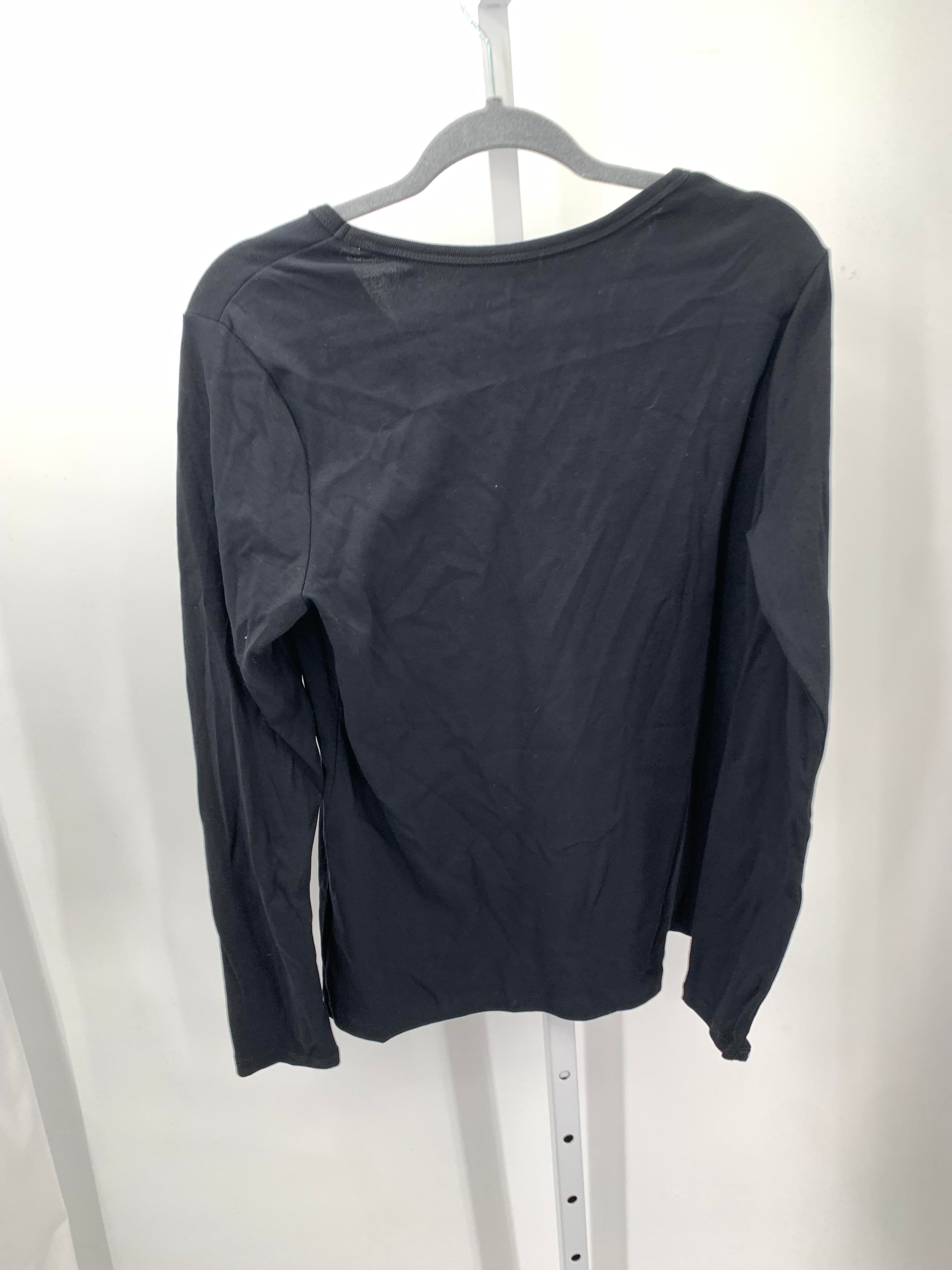 Lands End Size Large Misses Long Sleeve Shirt