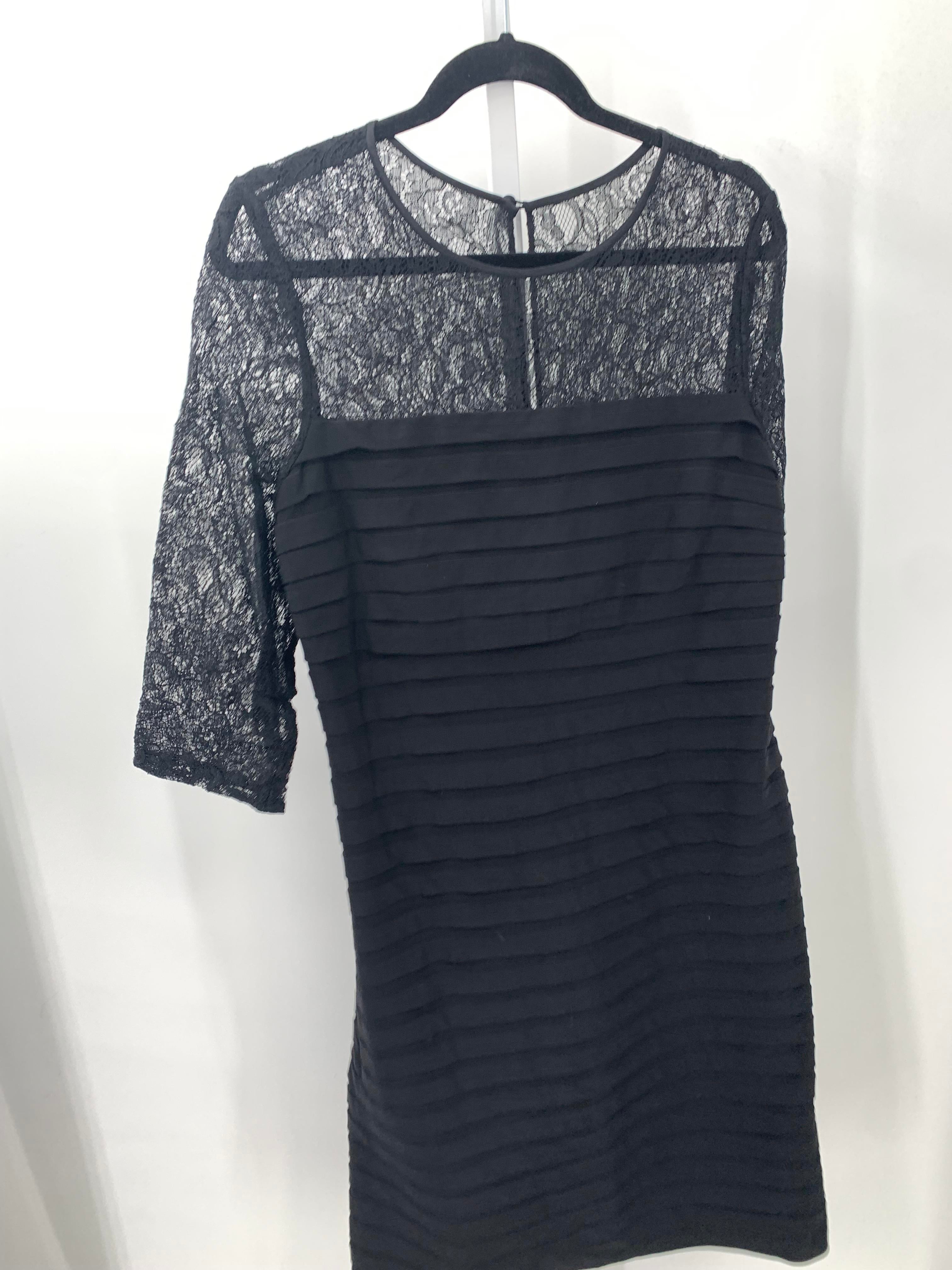 Adrianna Papell Size 14 W Womens 3/4 Sleeve Dress