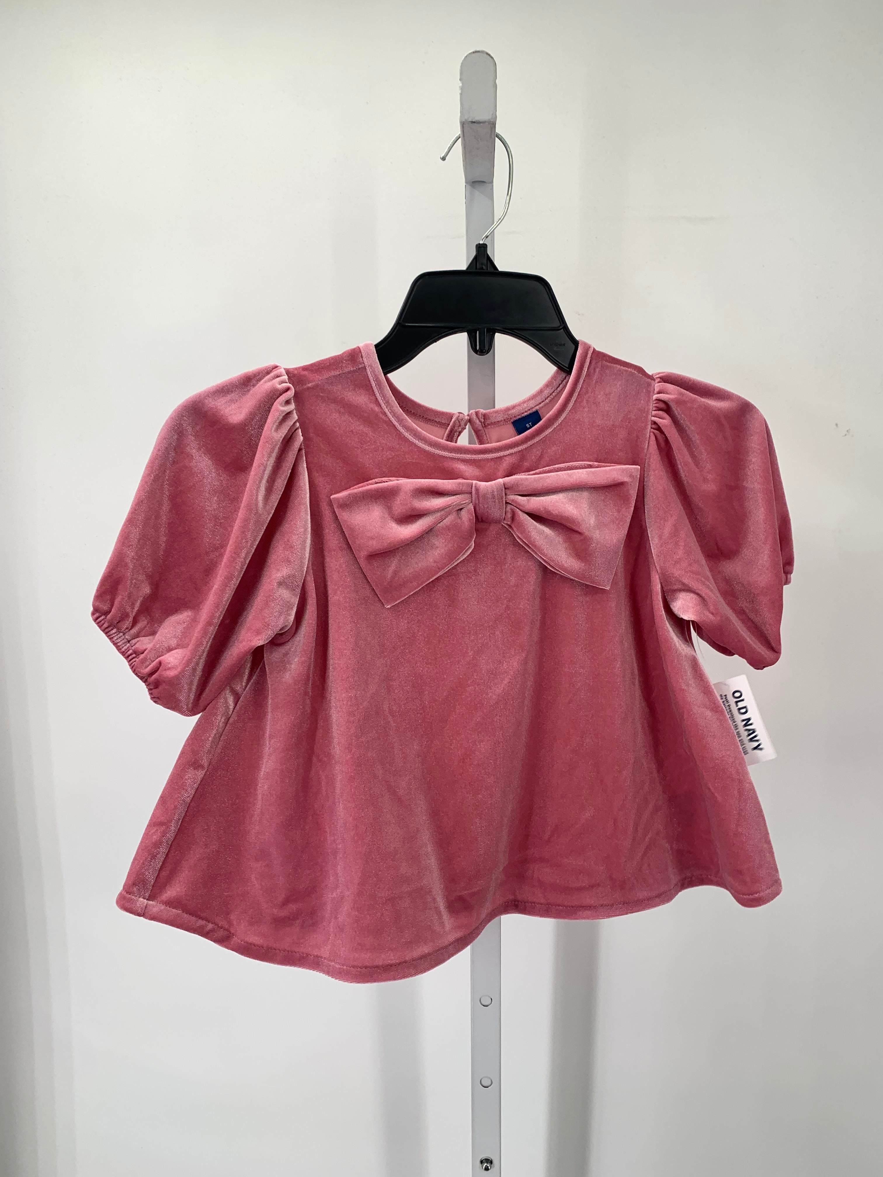 Old Navy Size 5T Girls Short Sleeve Shirt
