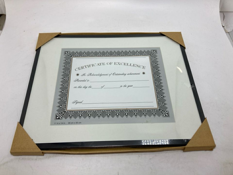 NEW DIPLOMA DOCUMENT FRAME.