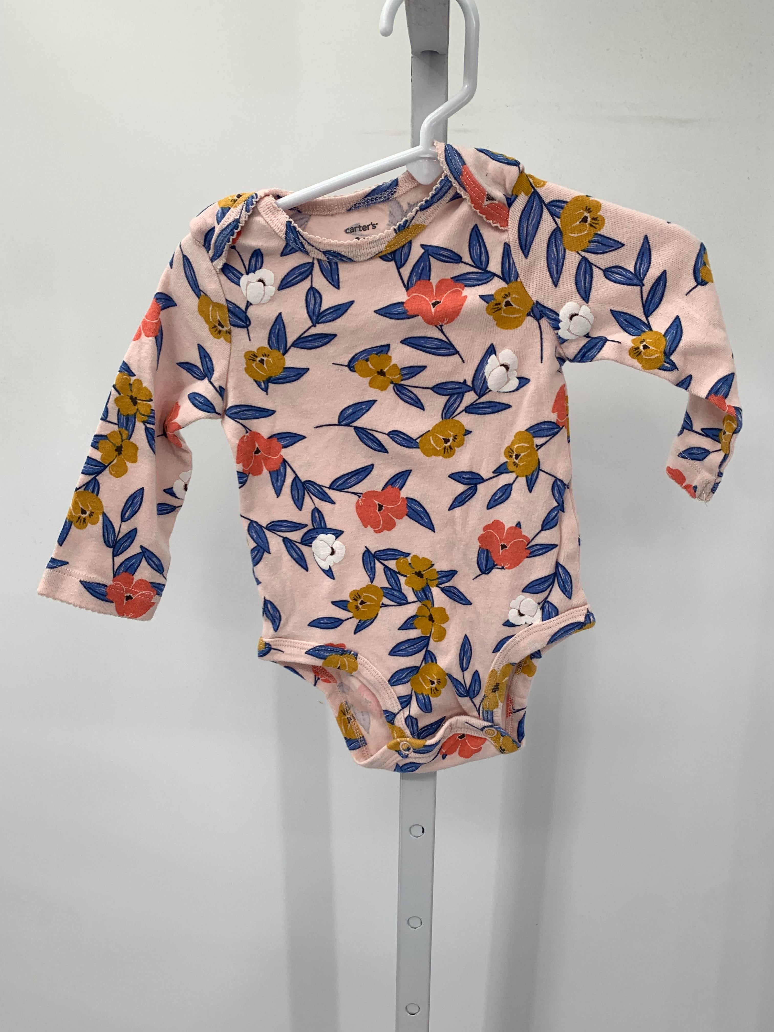 Carters Size 9 Months Girls Long Sleeve Shirt