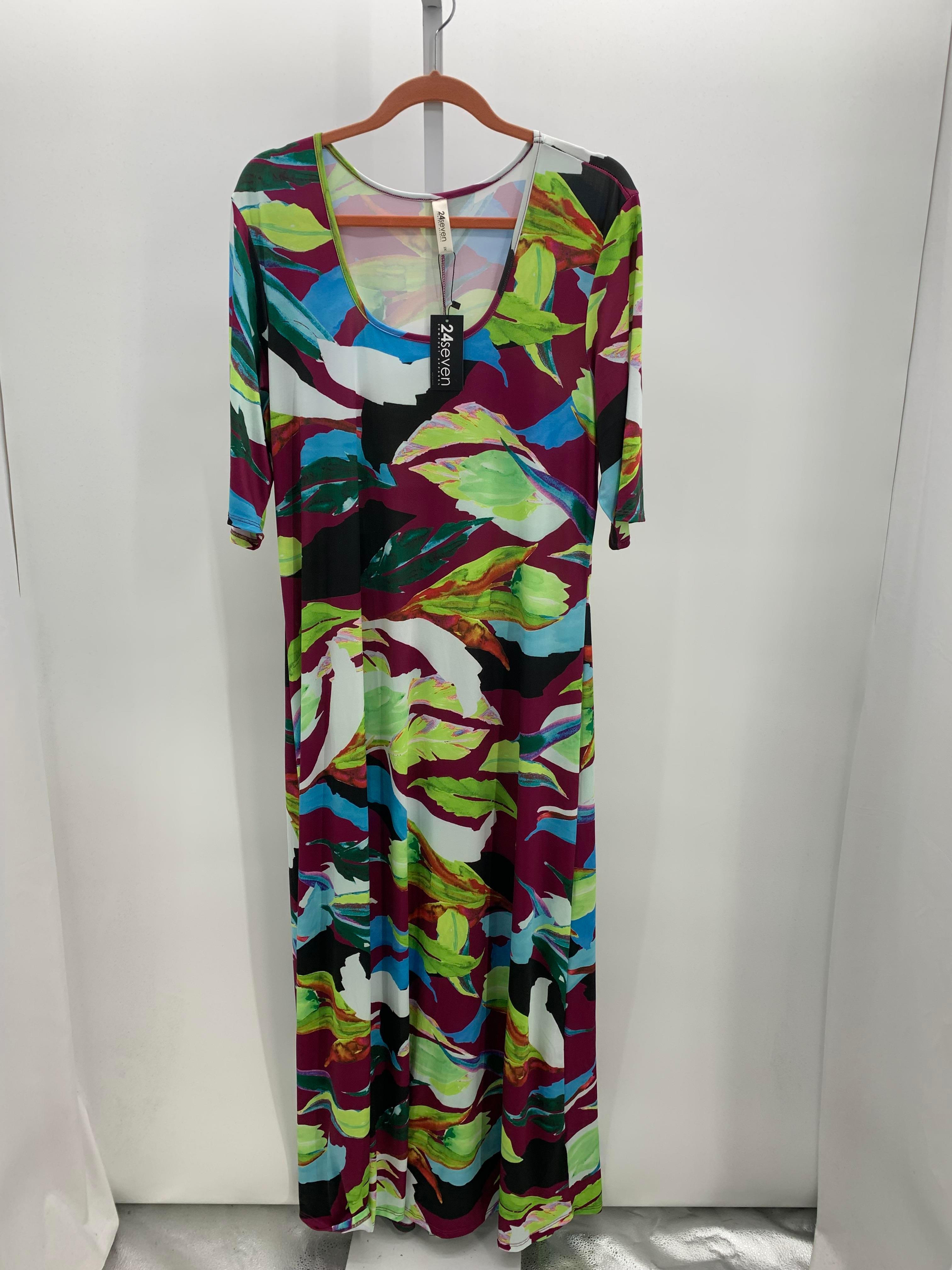 Size 2X Womens Short Sleeve Dress