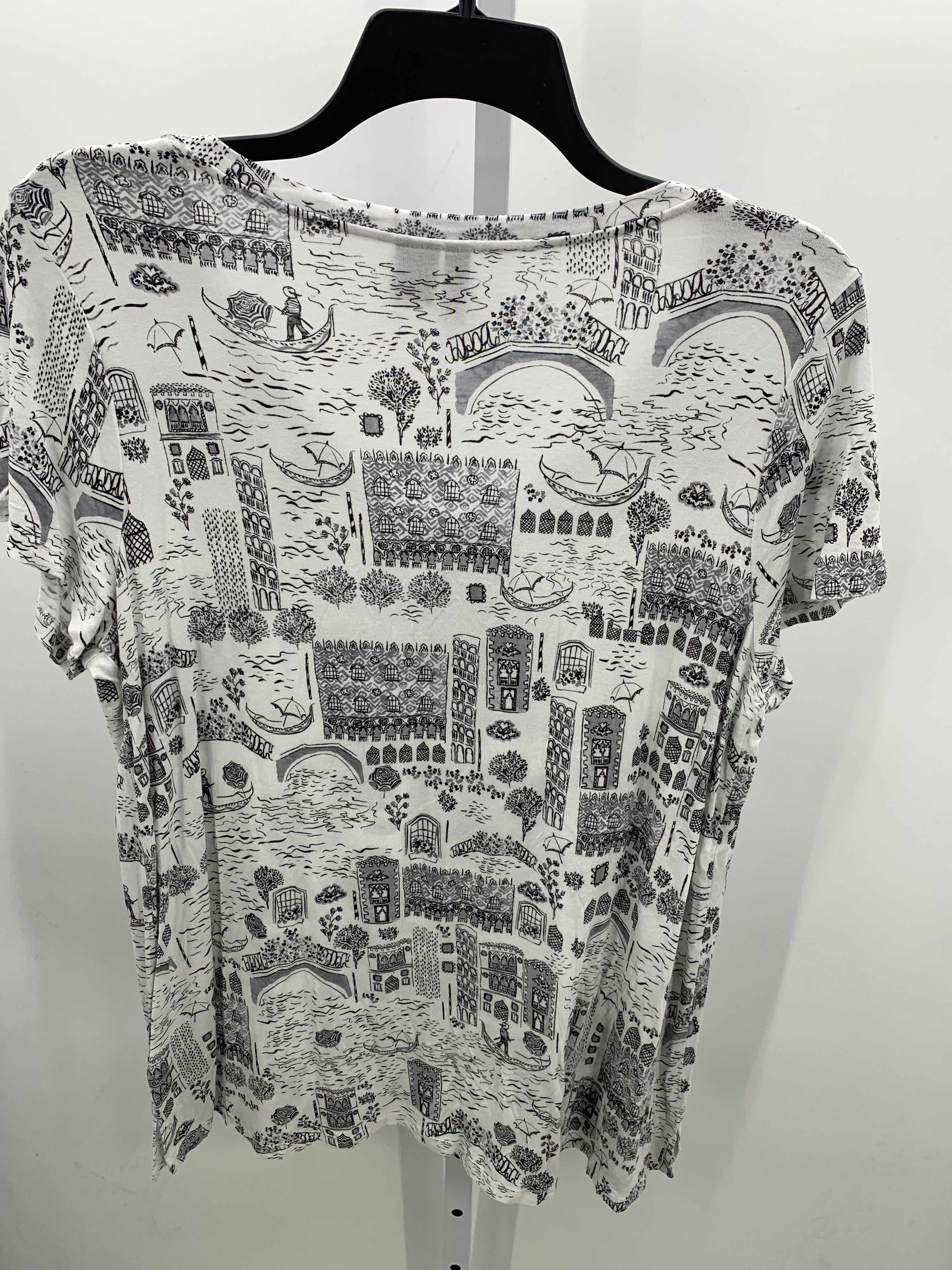 Cynthia Rowley Size 1X Womens Short Sleeve Shirt