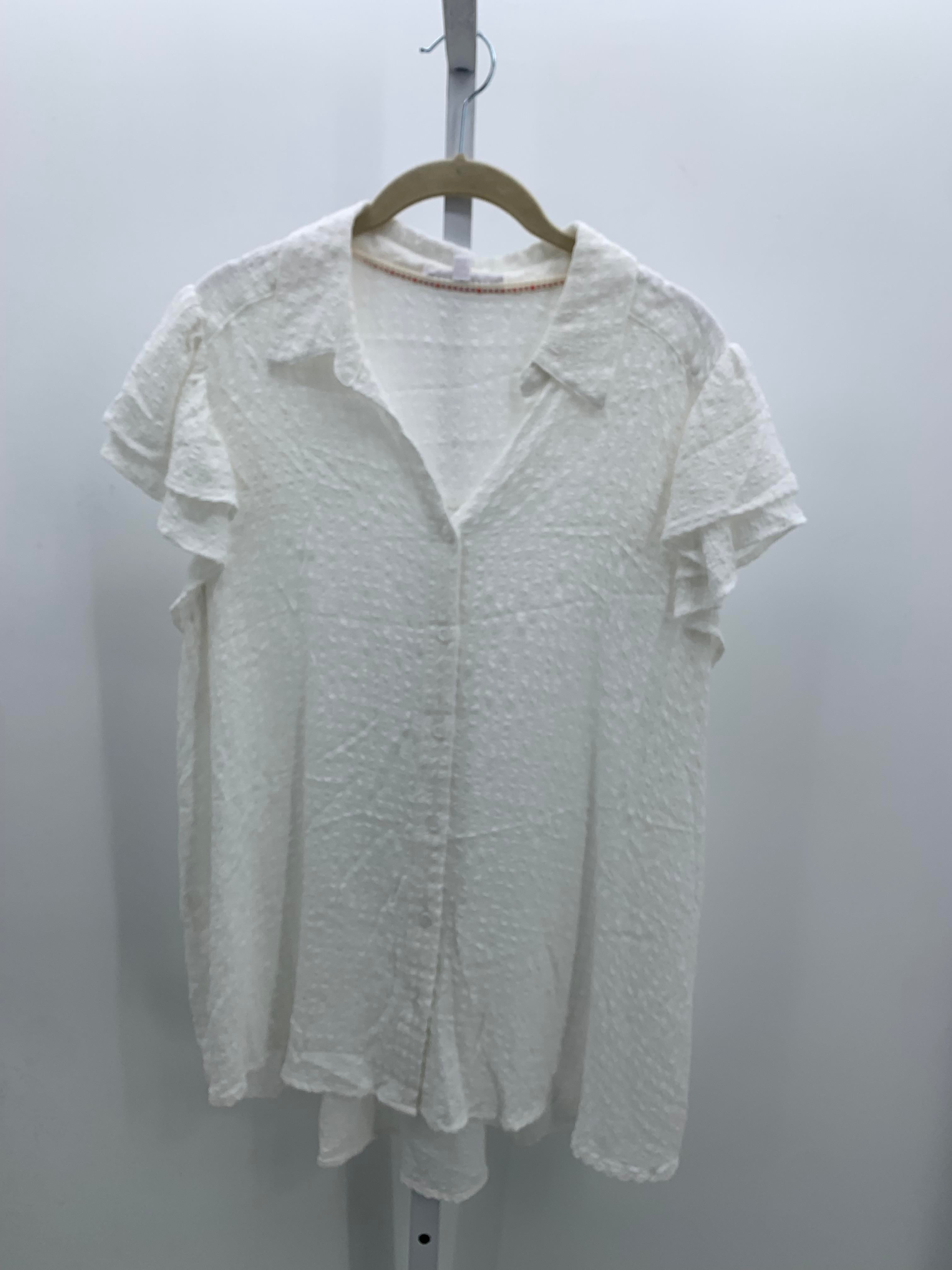 Jane + Delancey Size 1X Womens Short Sleeve Shirt