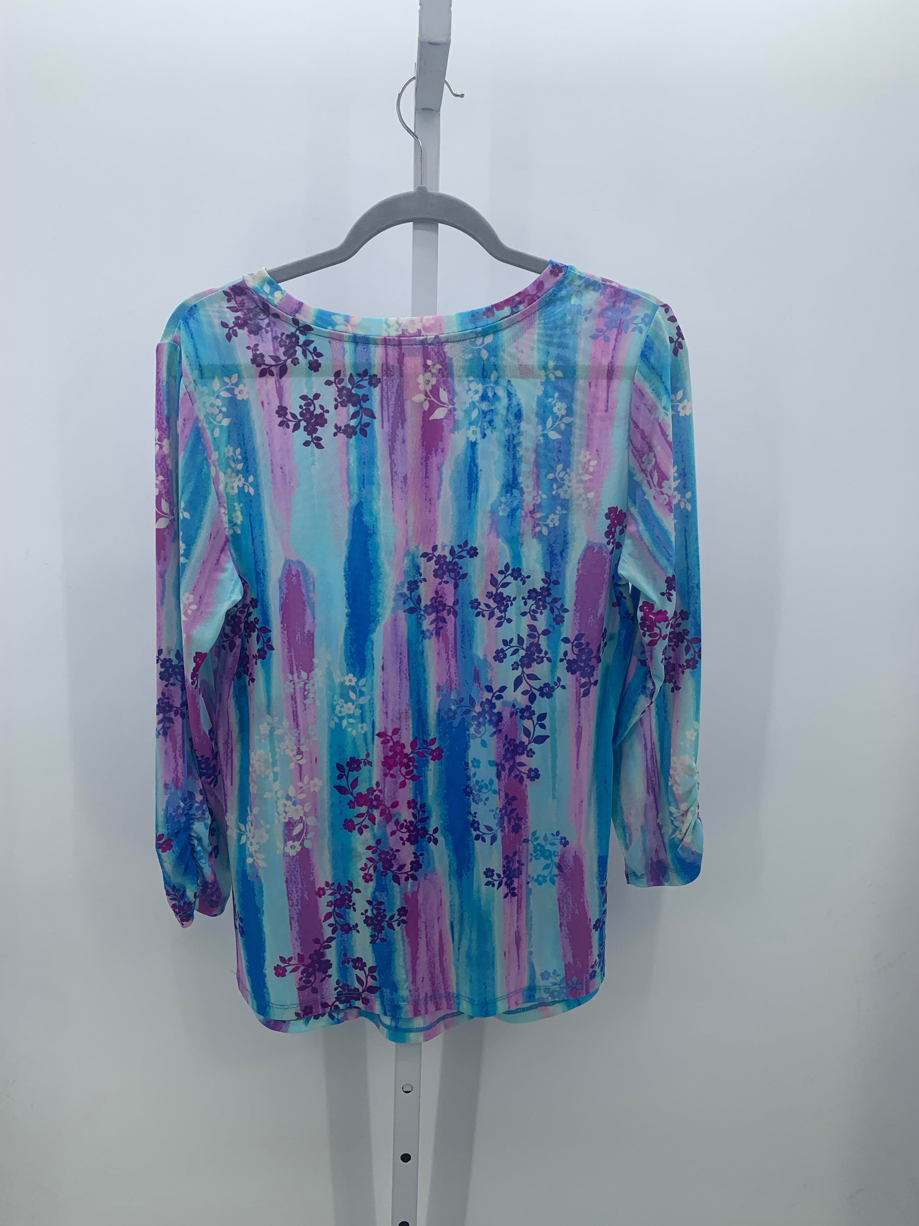 Logitech Size Large Misses 3/4 Sleeve Shirt