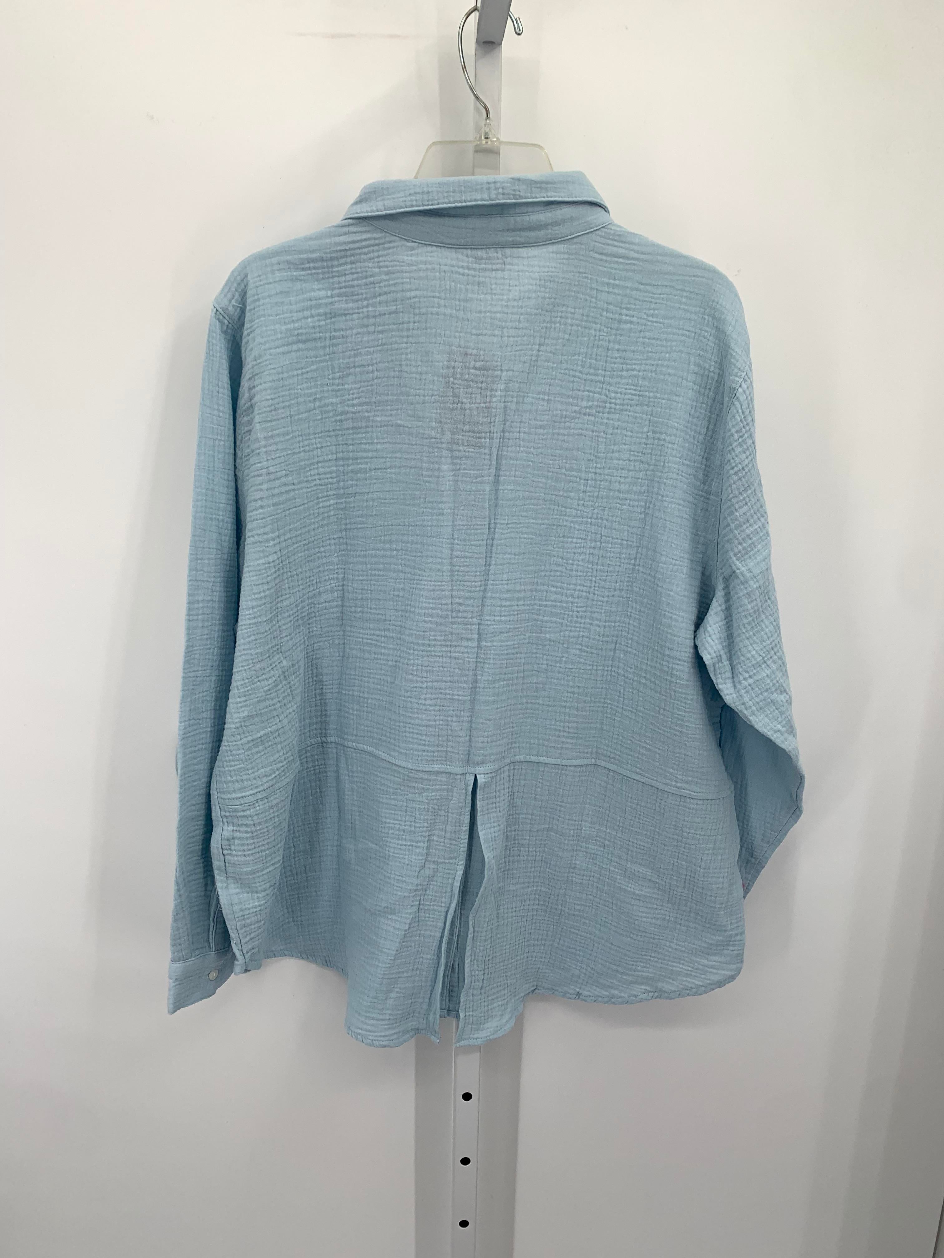 Lucky Brand Size Extra Large Misses Long Sleeve Shirt