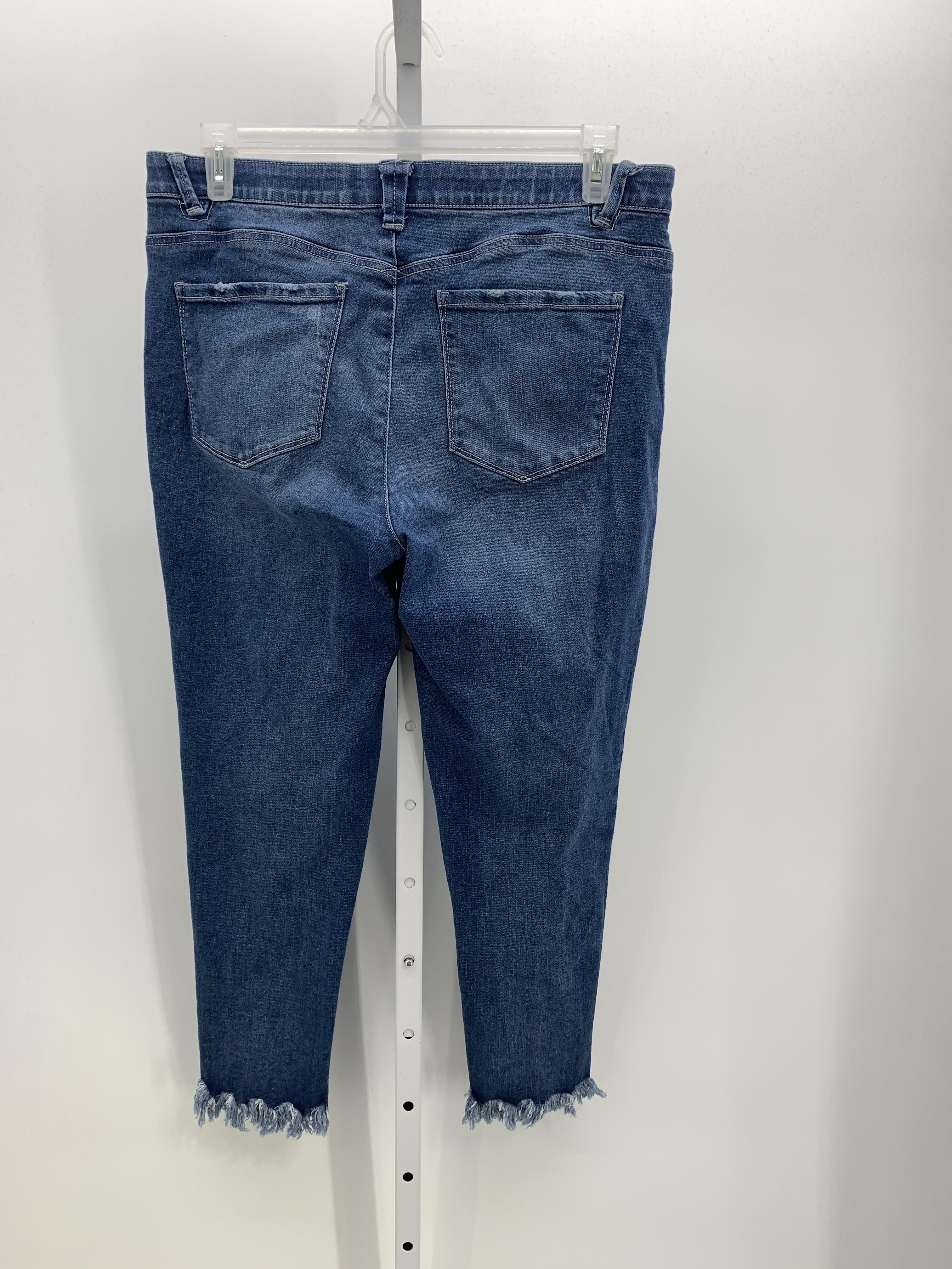 Democracy Size 16 Misses Cropped Jeans