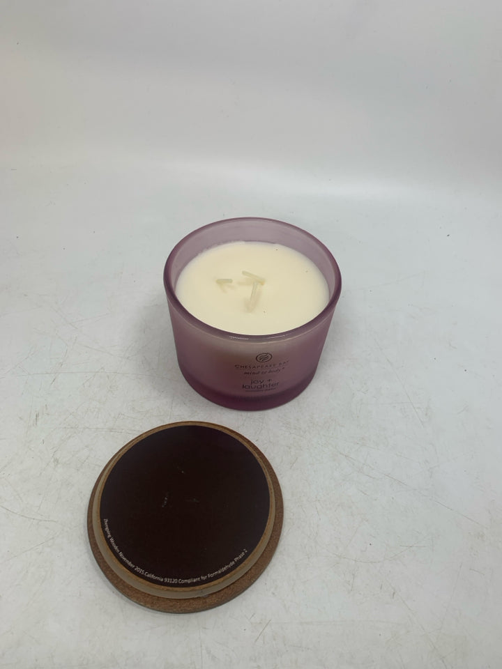 JOY + LAUGHTER CANDLE.