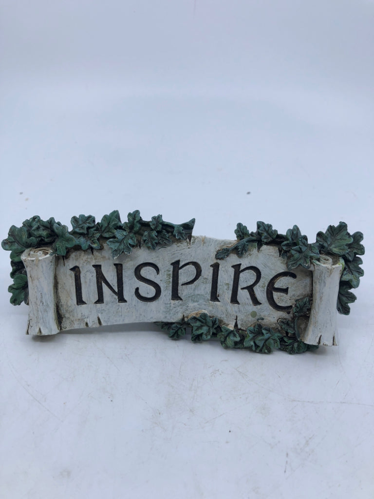 CERAMIC INSPIRE SIGN.