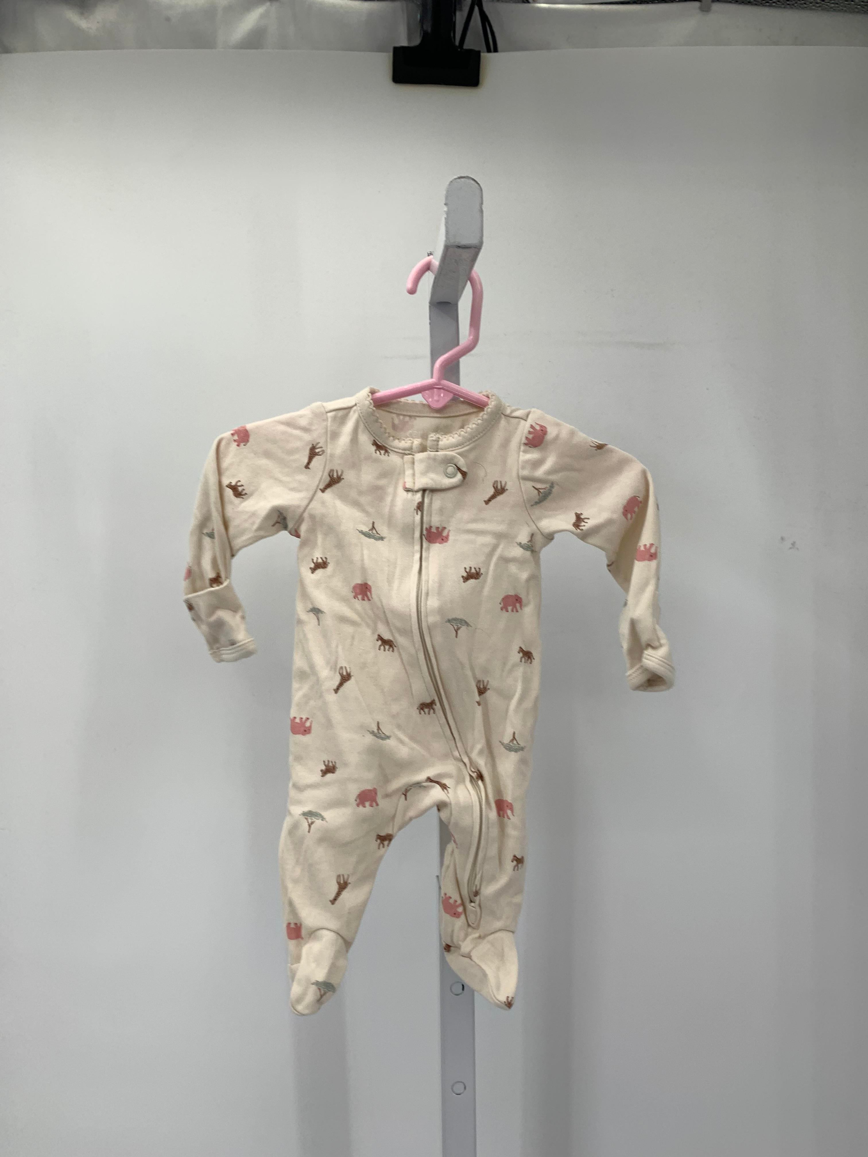 Carters Size Newborn Girls Long Slv. Romper