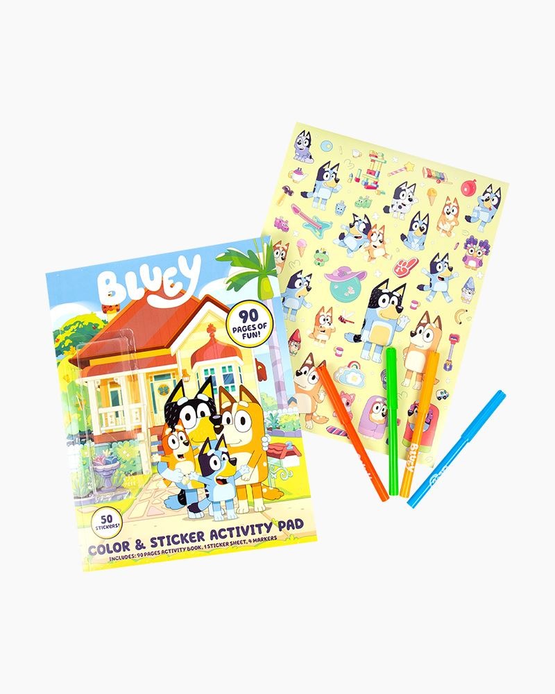 NEW Bluey Color & Sticker Activity Pad