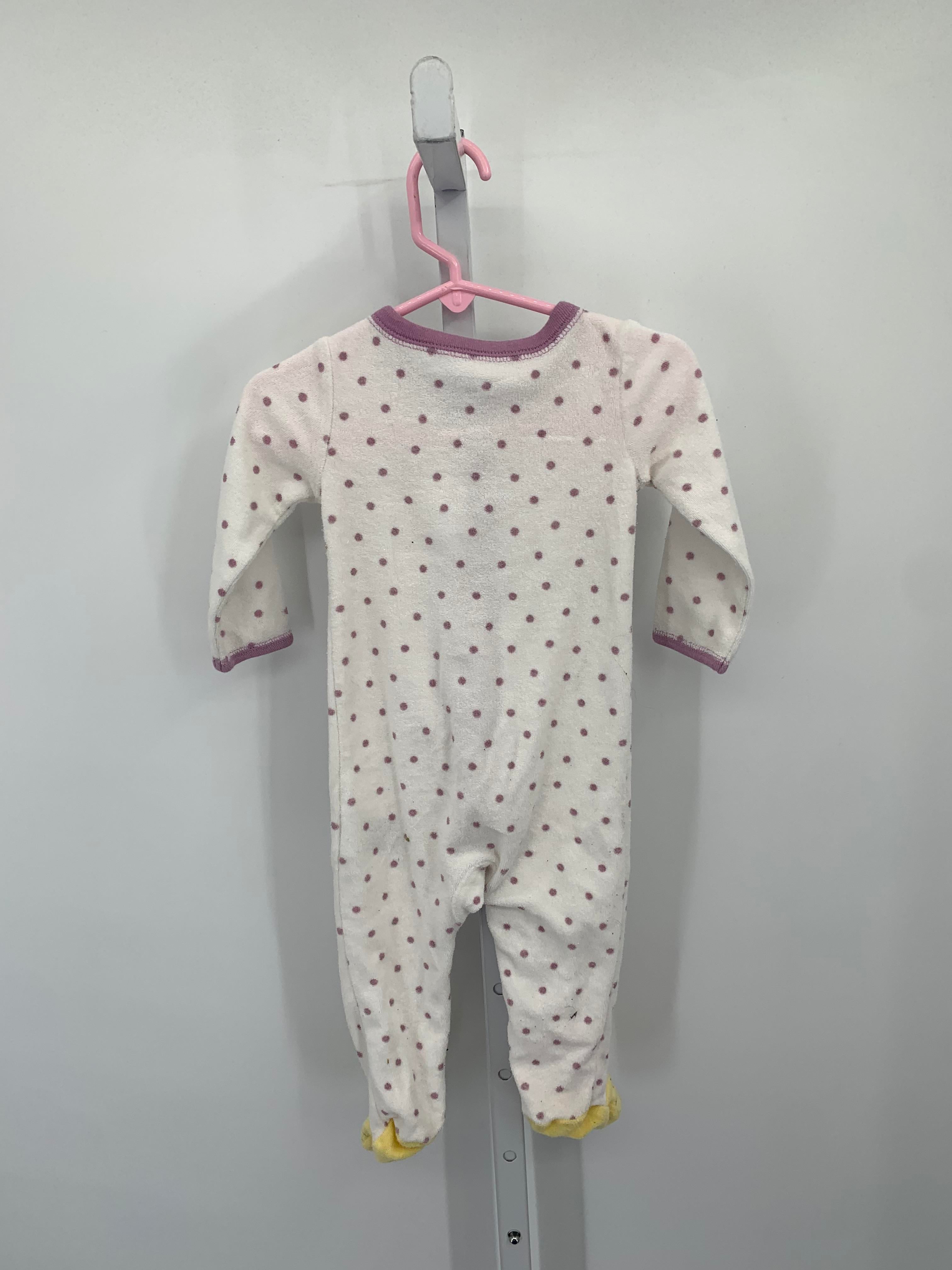 Carters Size 9 Months Girls Long Slv. Romper