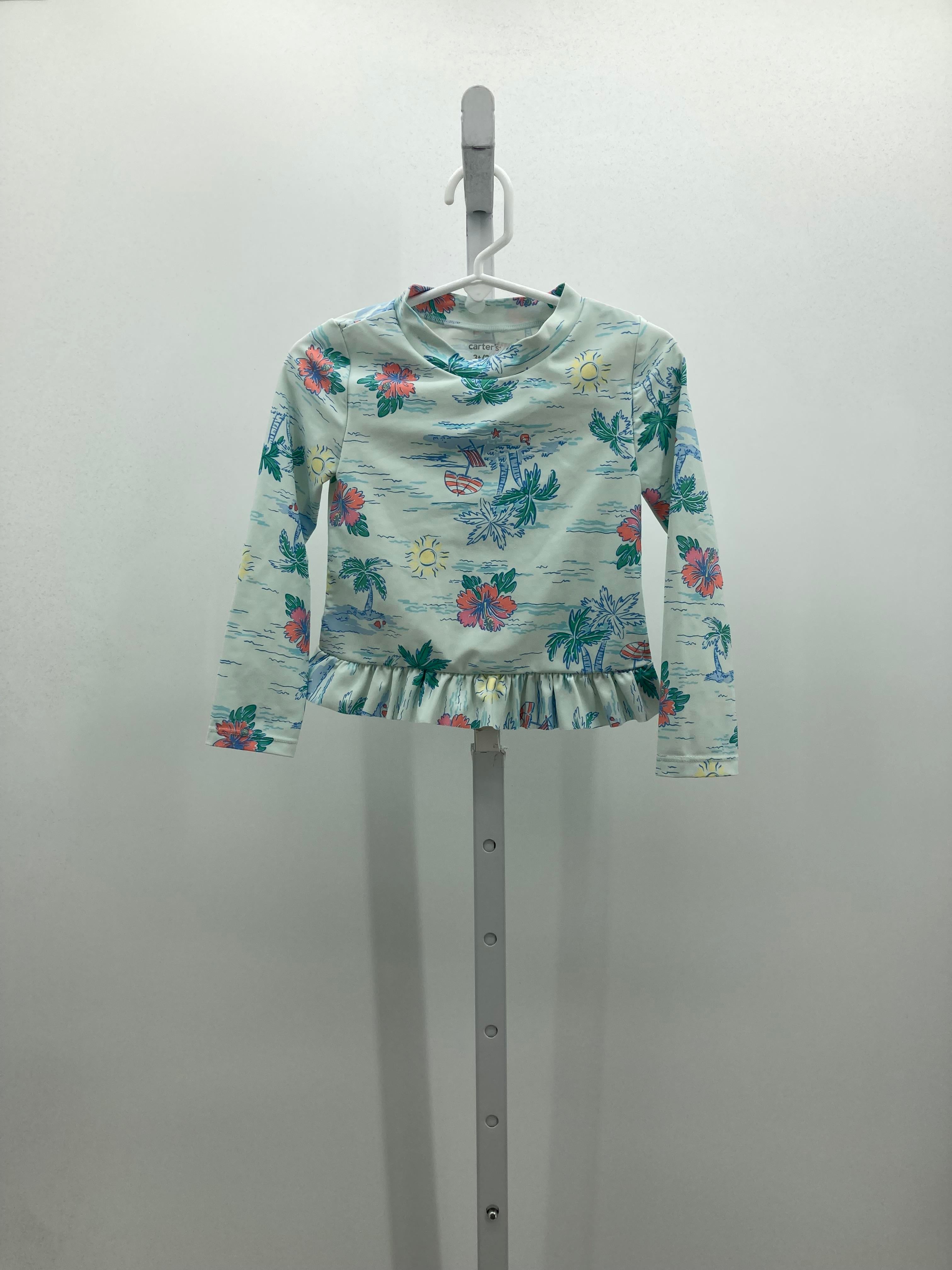 Carters Size 3T Girls Swim Shirt