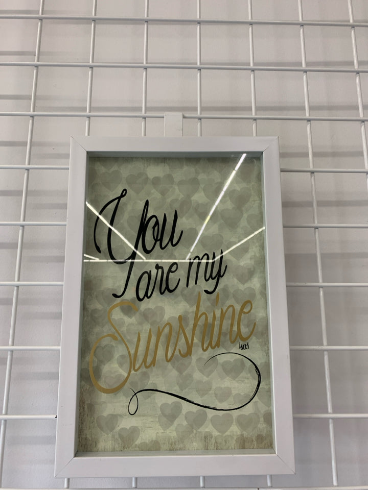 YOU ARE MY SUNSHINE WALL HANGING.