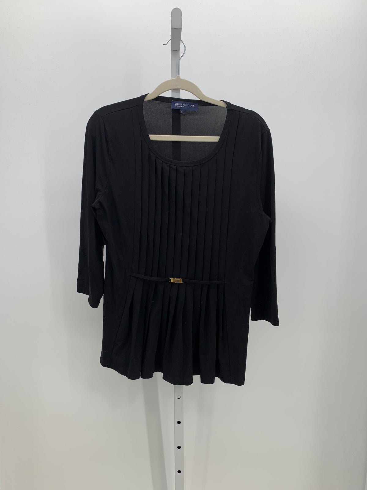 Jones New York Size Large Misses 3/4 Sleeve Shirt
