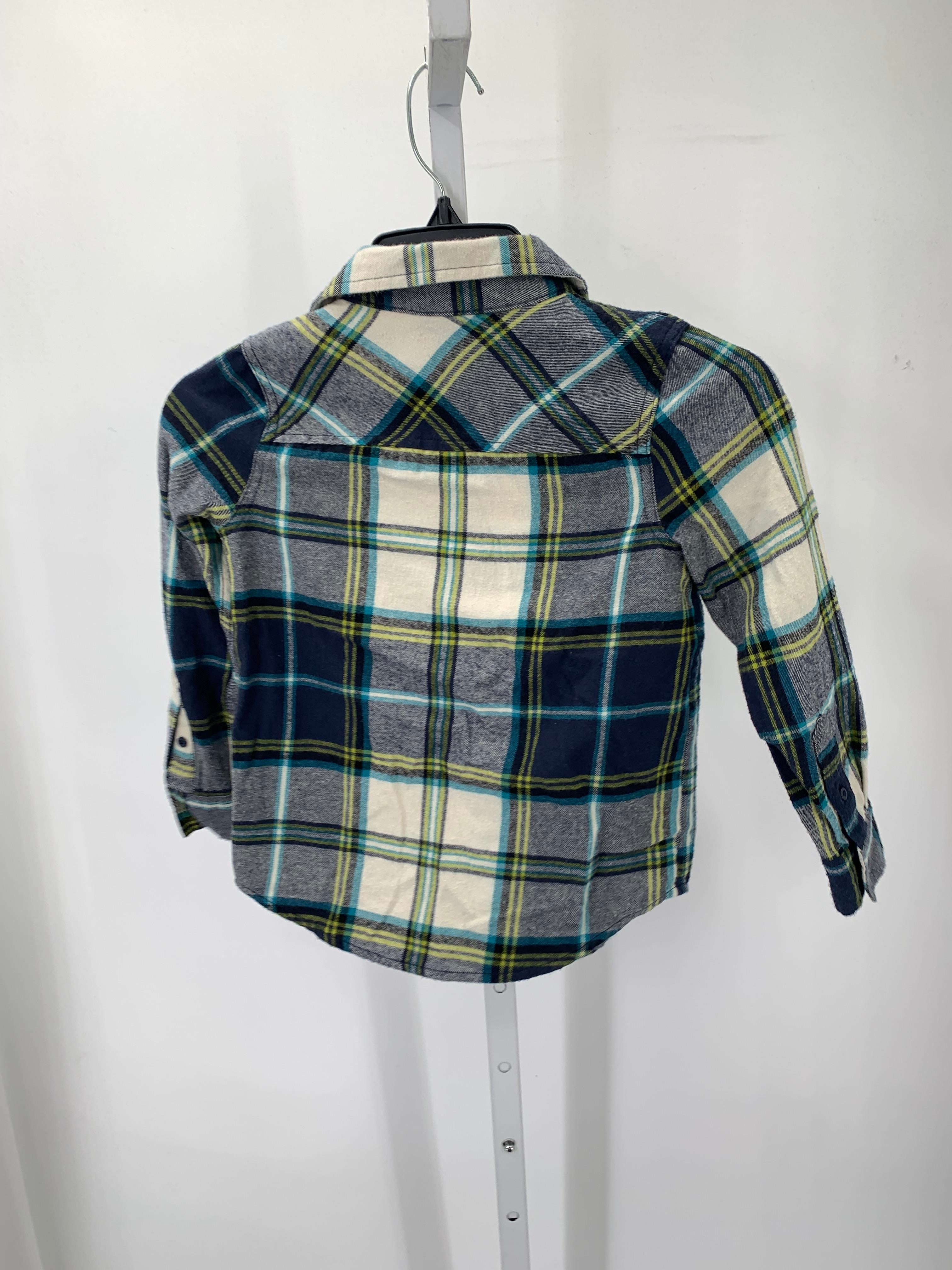 PLAID BTN DOWN