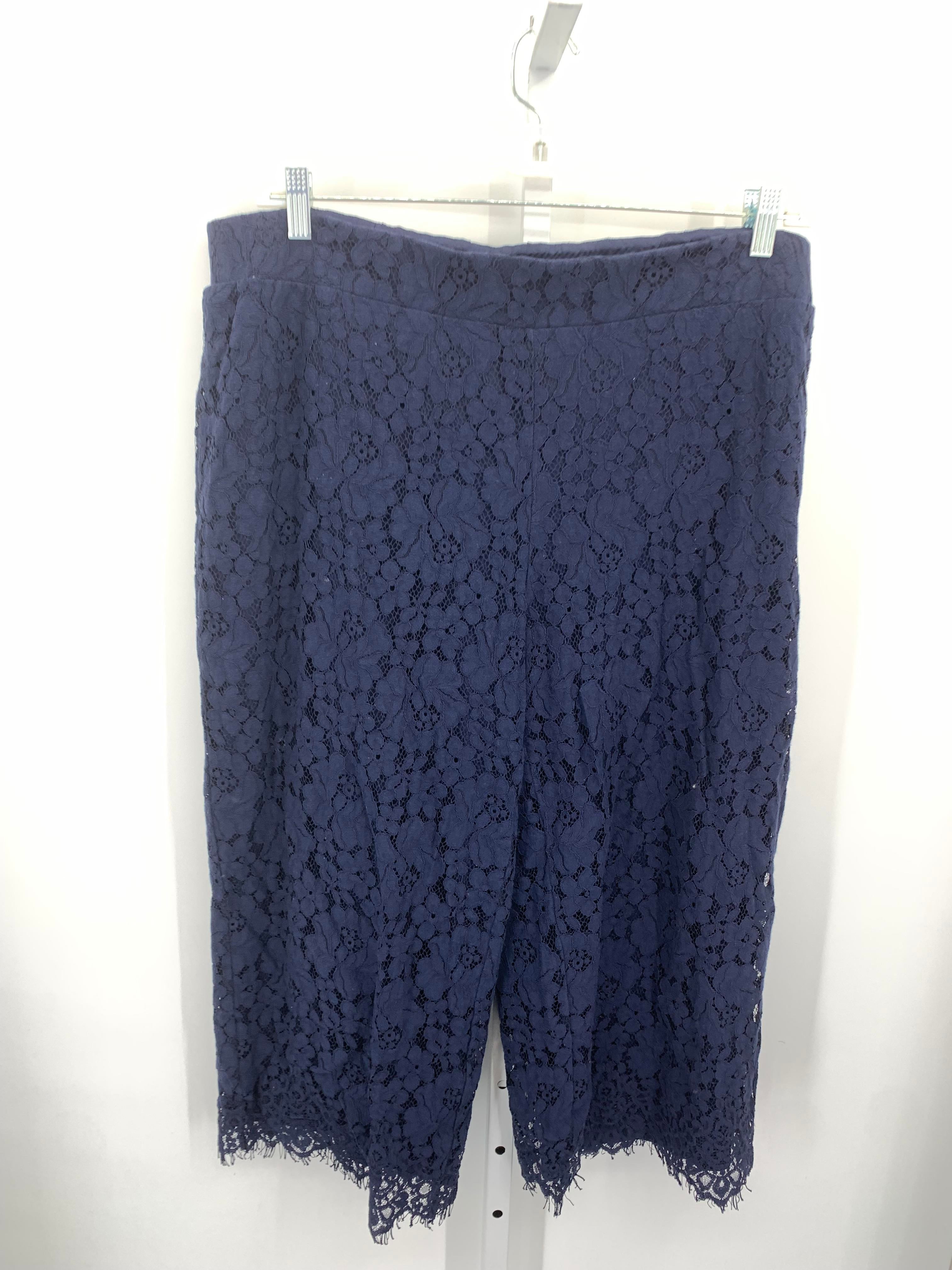 Isaac Mizrahi Size 1XP Womens Cropped Pants