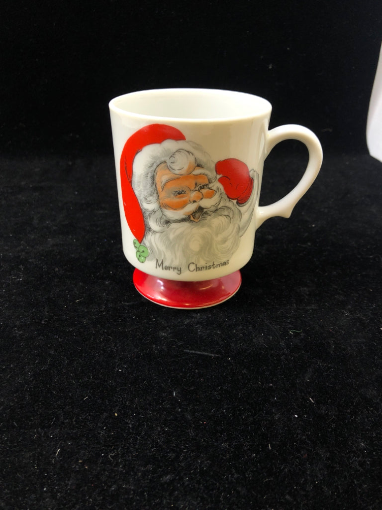 "MERRY CHRISTMAS" SANTA MUG.