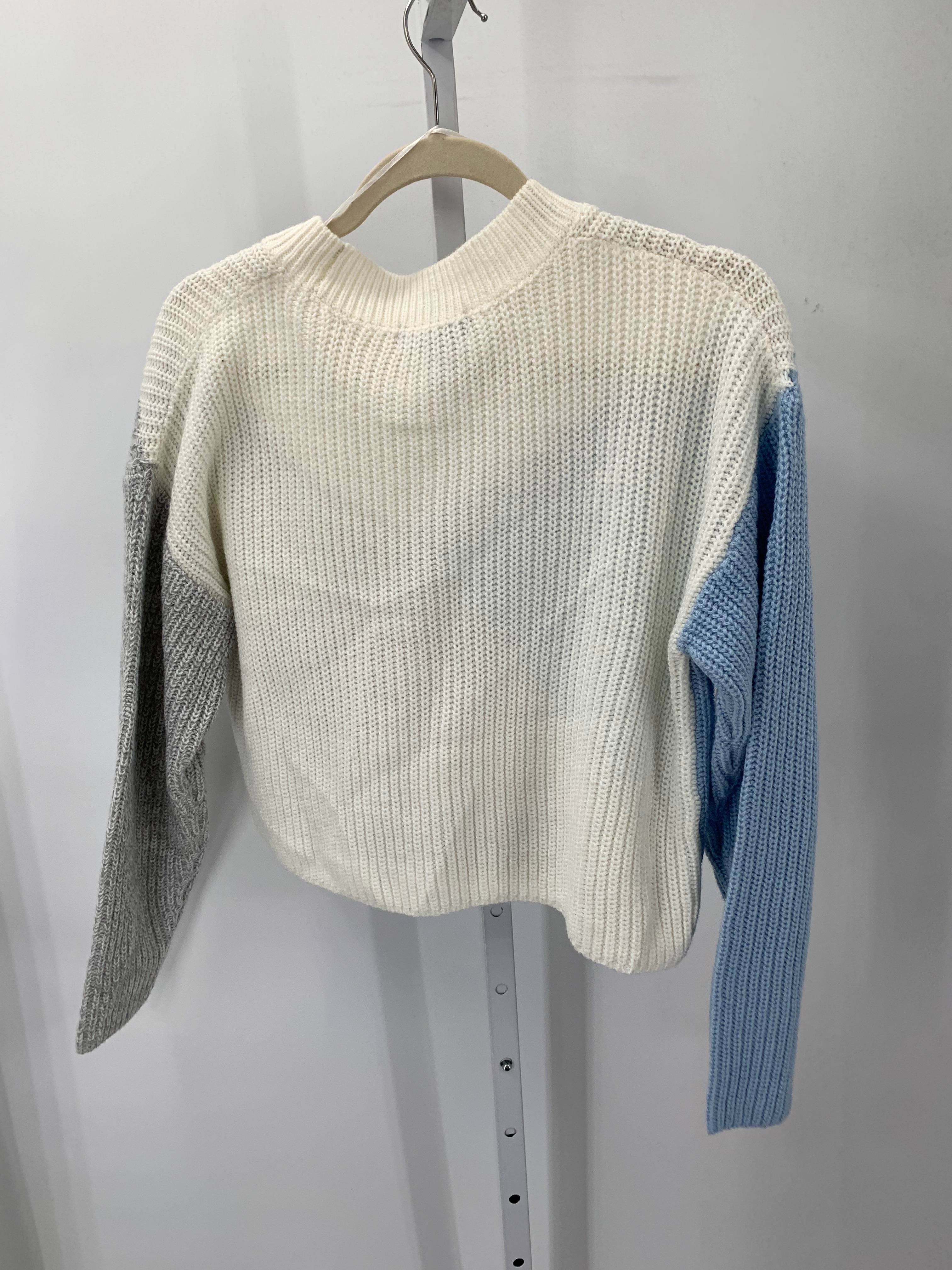 Size Large Juniors Long Sleeve Sweater