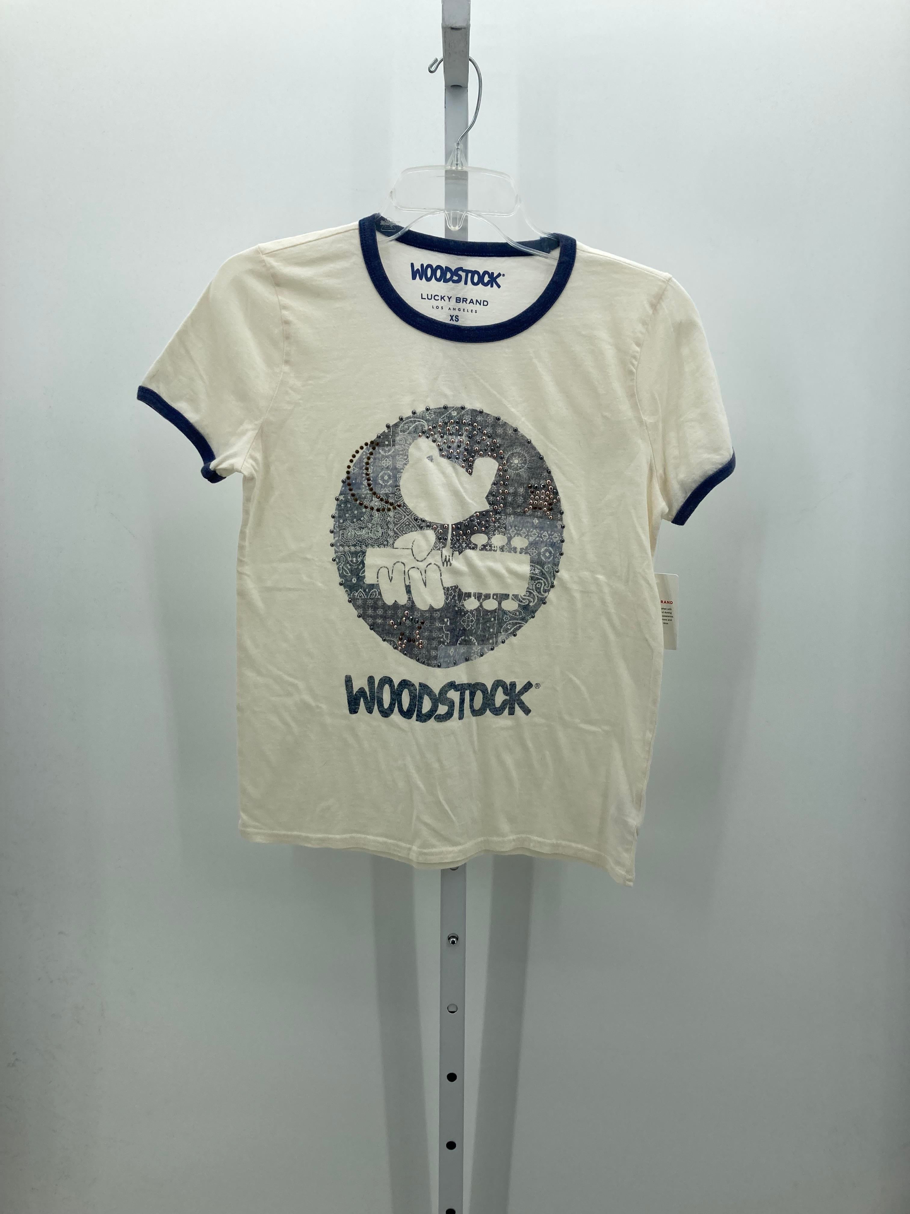 Woodstock Size X Small Misses Short Sleeve Shirt