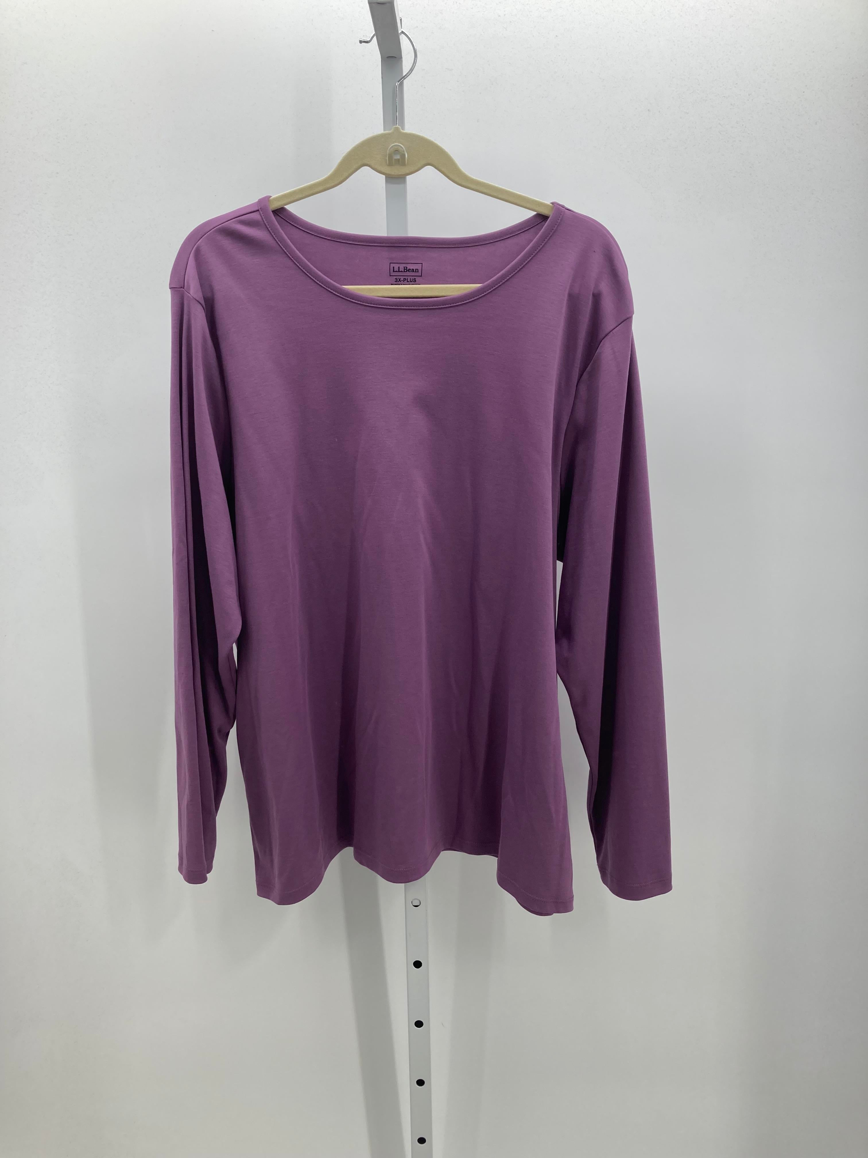 LL Bean Size 3X Womens Long Sleeve Shirt