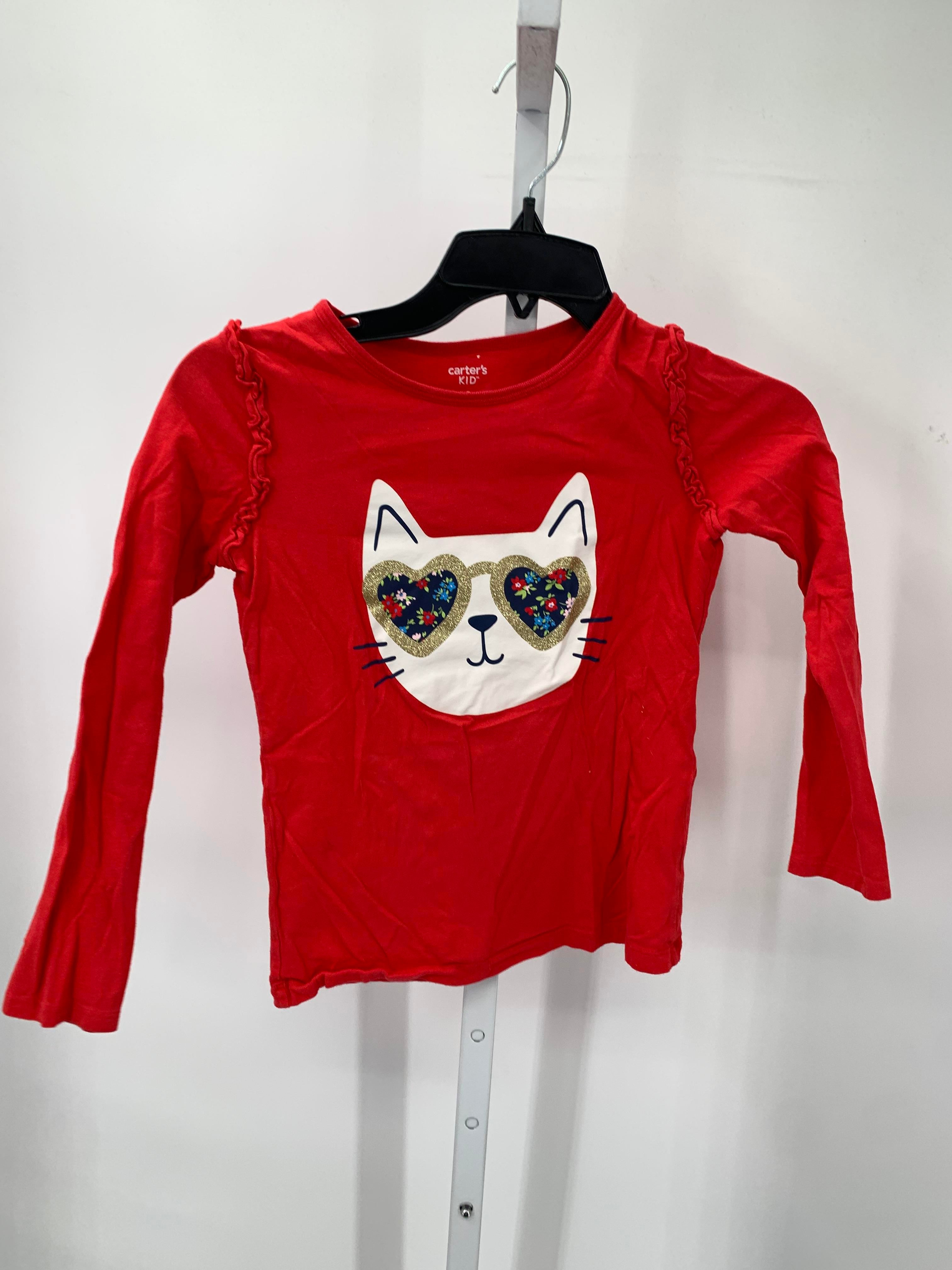 Carters Size 8 Girls Long Sleeve Shirt