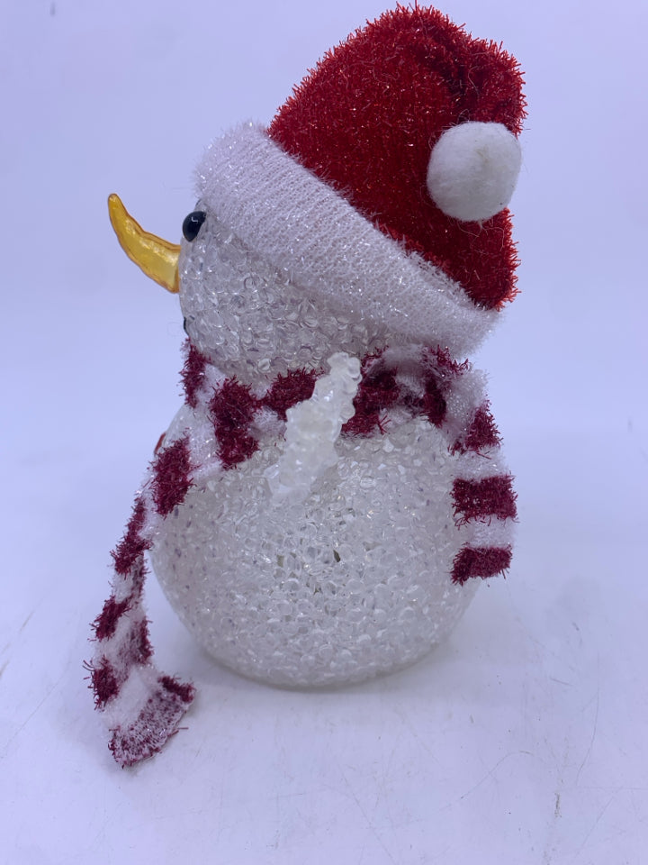 LIGHT UP SNOWMAN FIGURE.